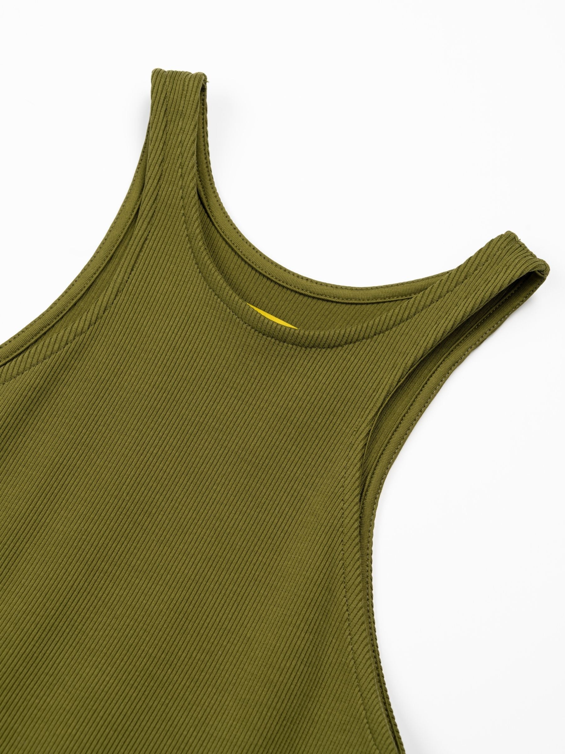 Marques Almeida Heavy Satin Princess Mini Dress Khaki