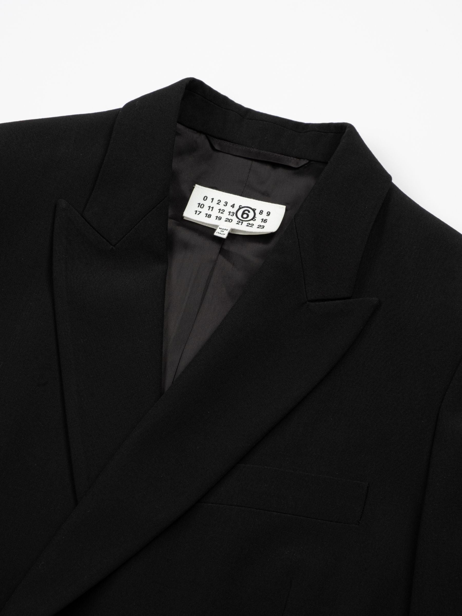 MM6 Maison Margiela Double Breasted Jacket Black