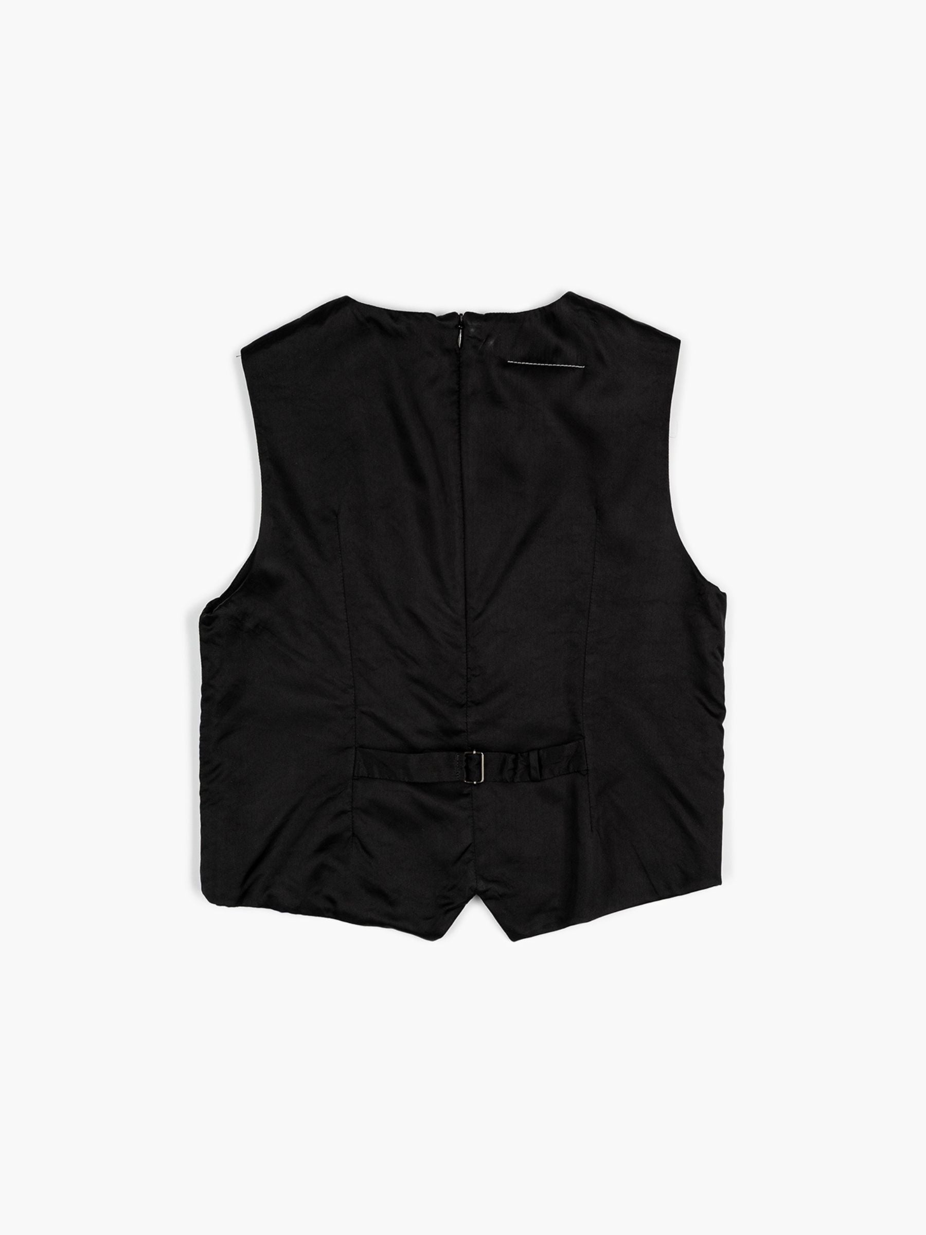 MM6 Maison Margiela Gilet Reverse Black