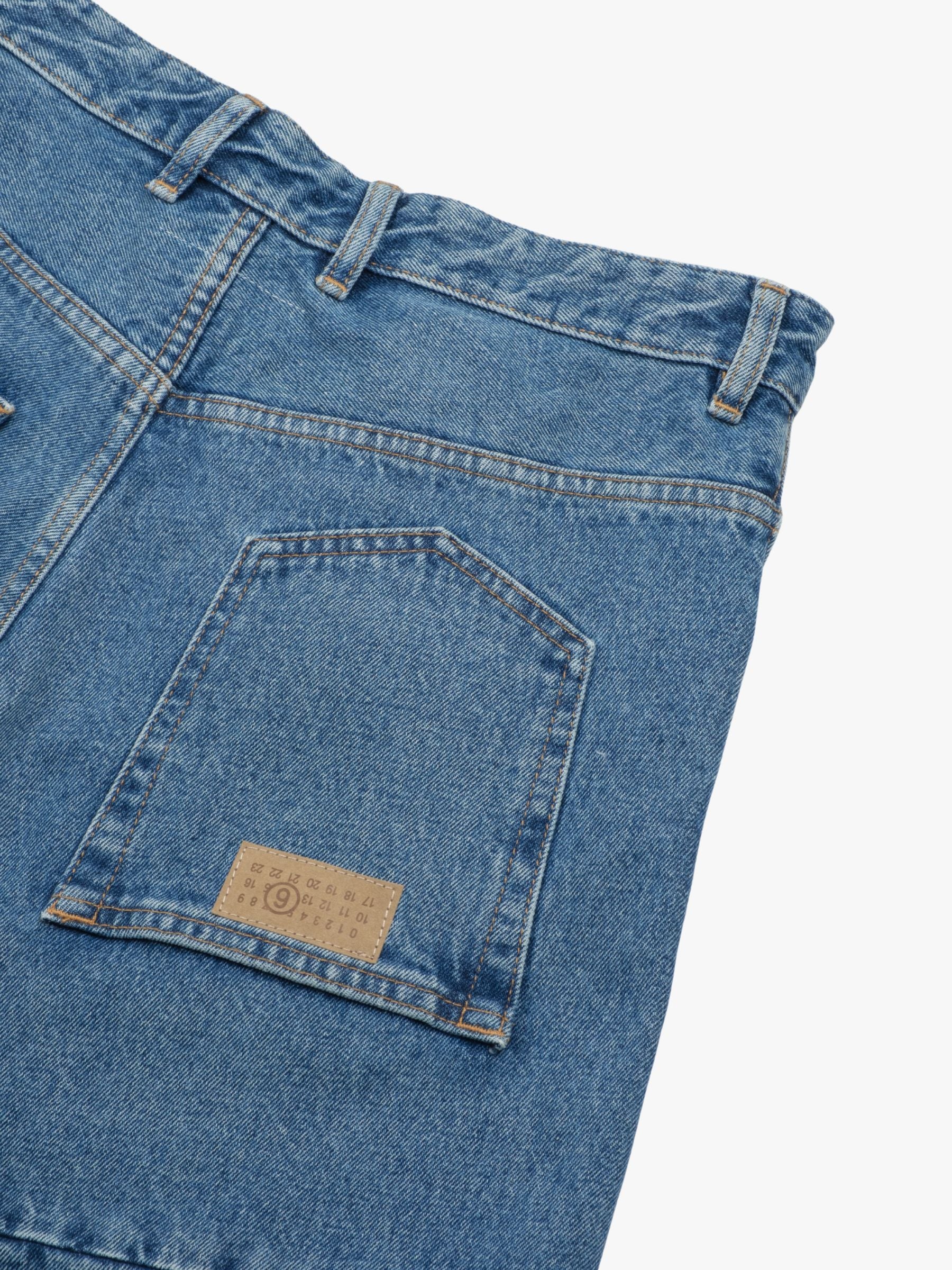 MM6 Loose Denim Pants Blue