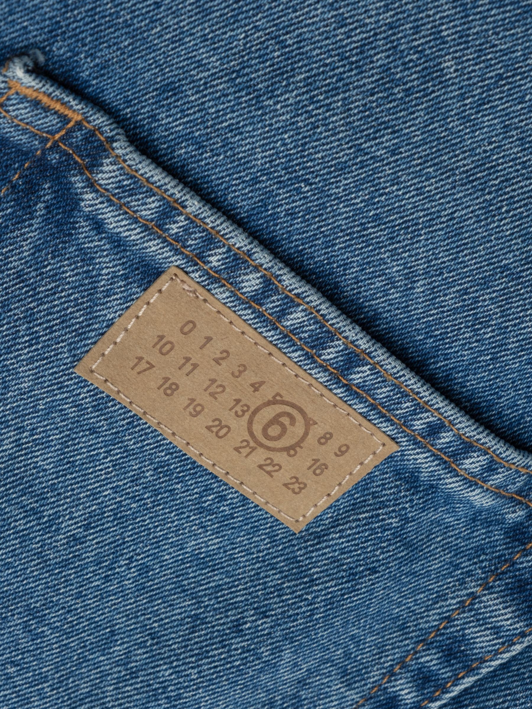 MM6 Loose Denim Pants Blue