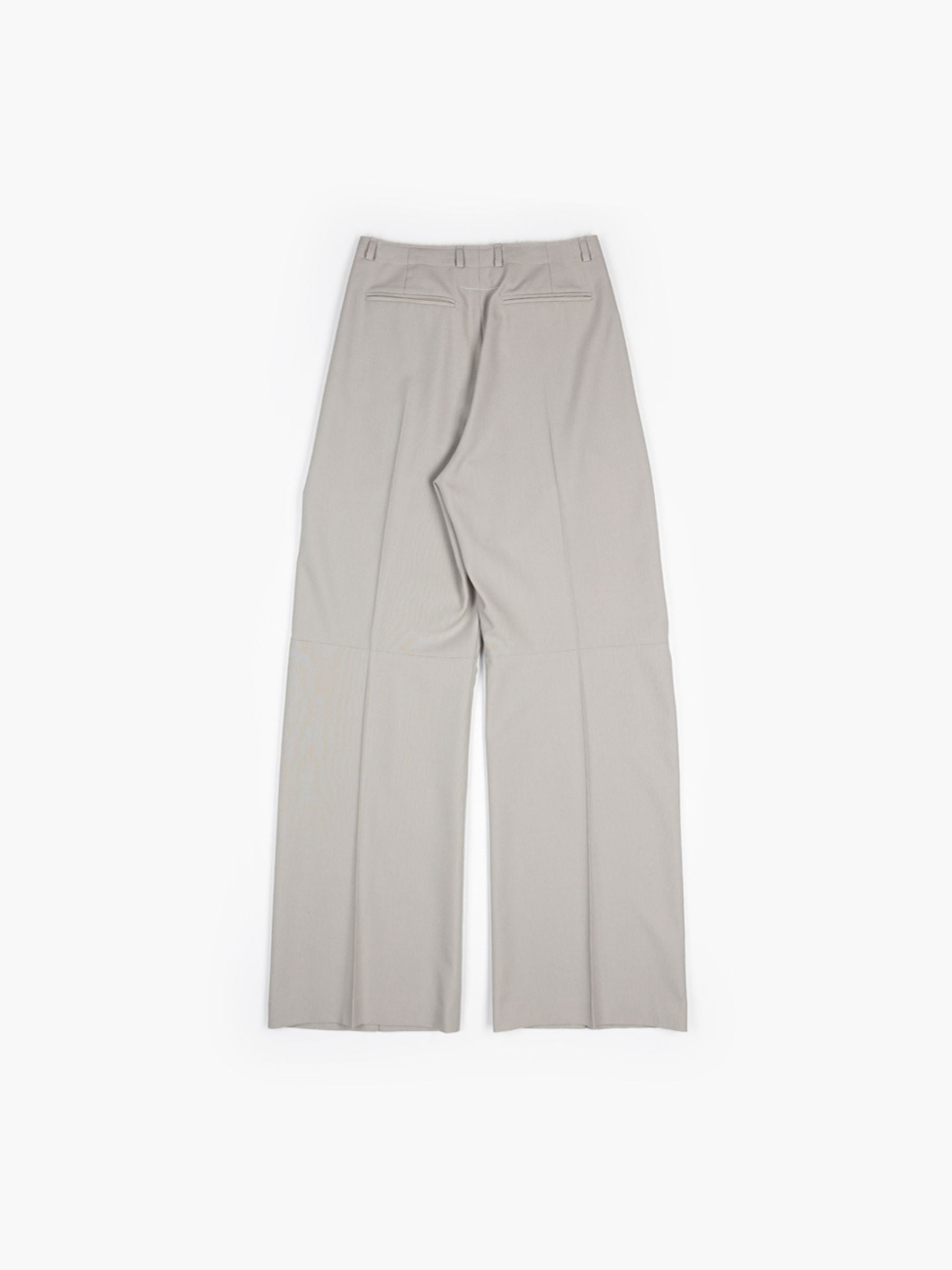 MM6 Maison Margiela Raw Hem Pants Light Grey