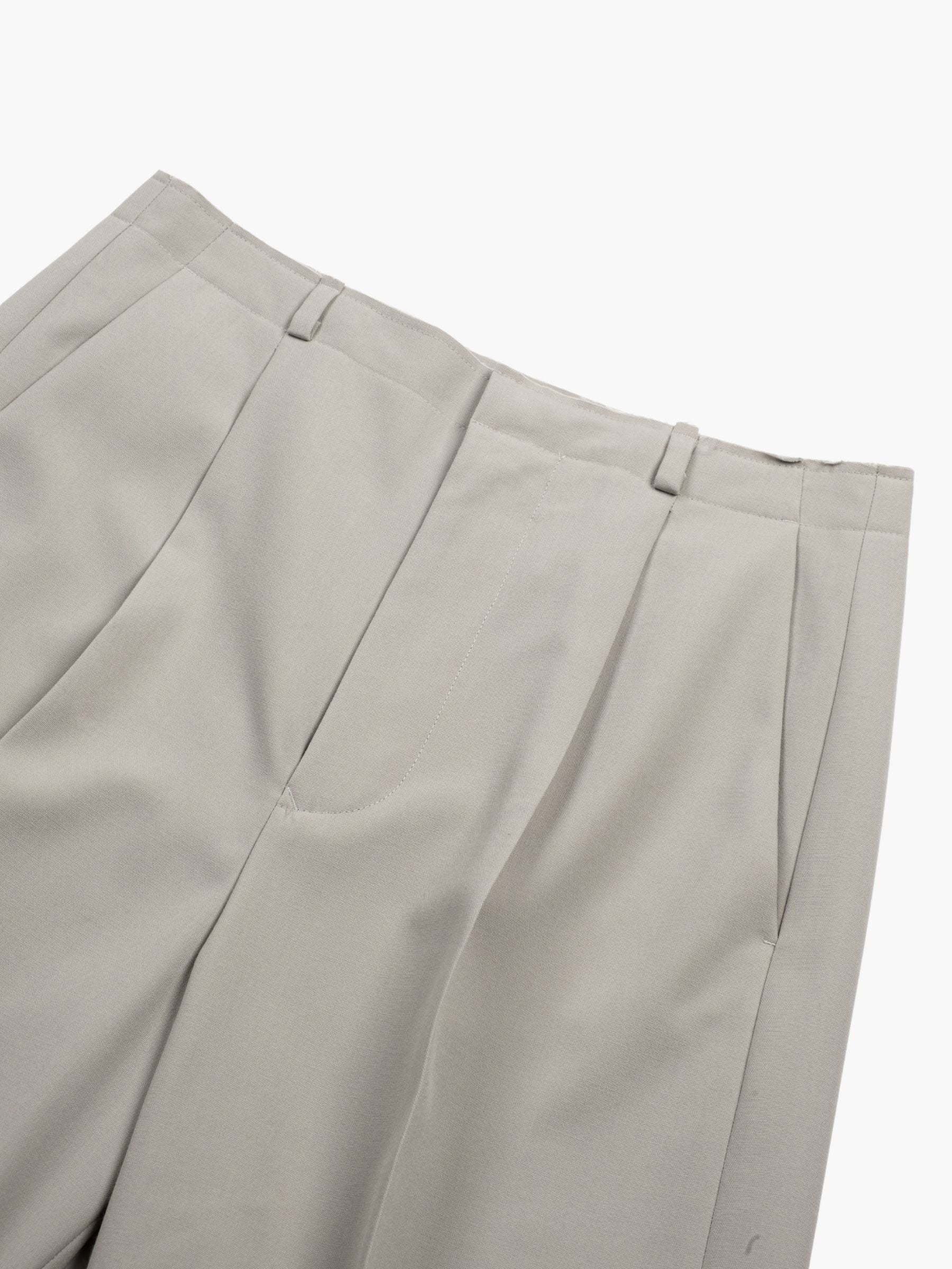 MM6 Maison Margiela Raw Hem Pants Light Grey