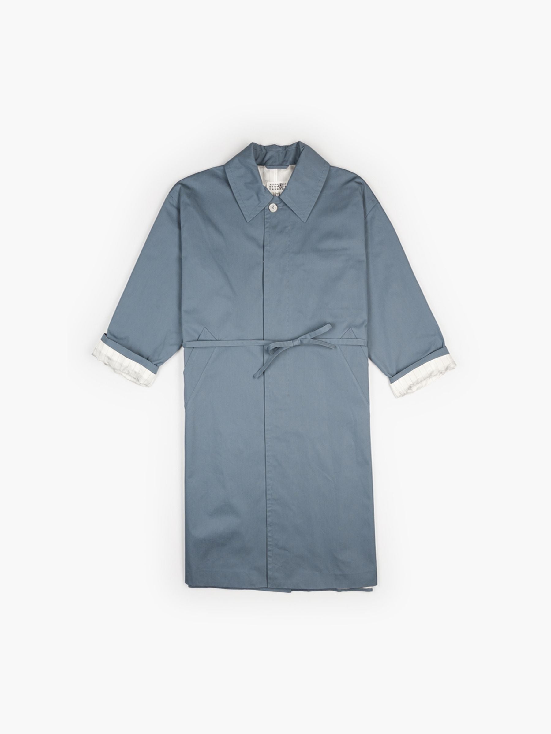 MM6 Maison Margiela Wide Coat Smokey Blue