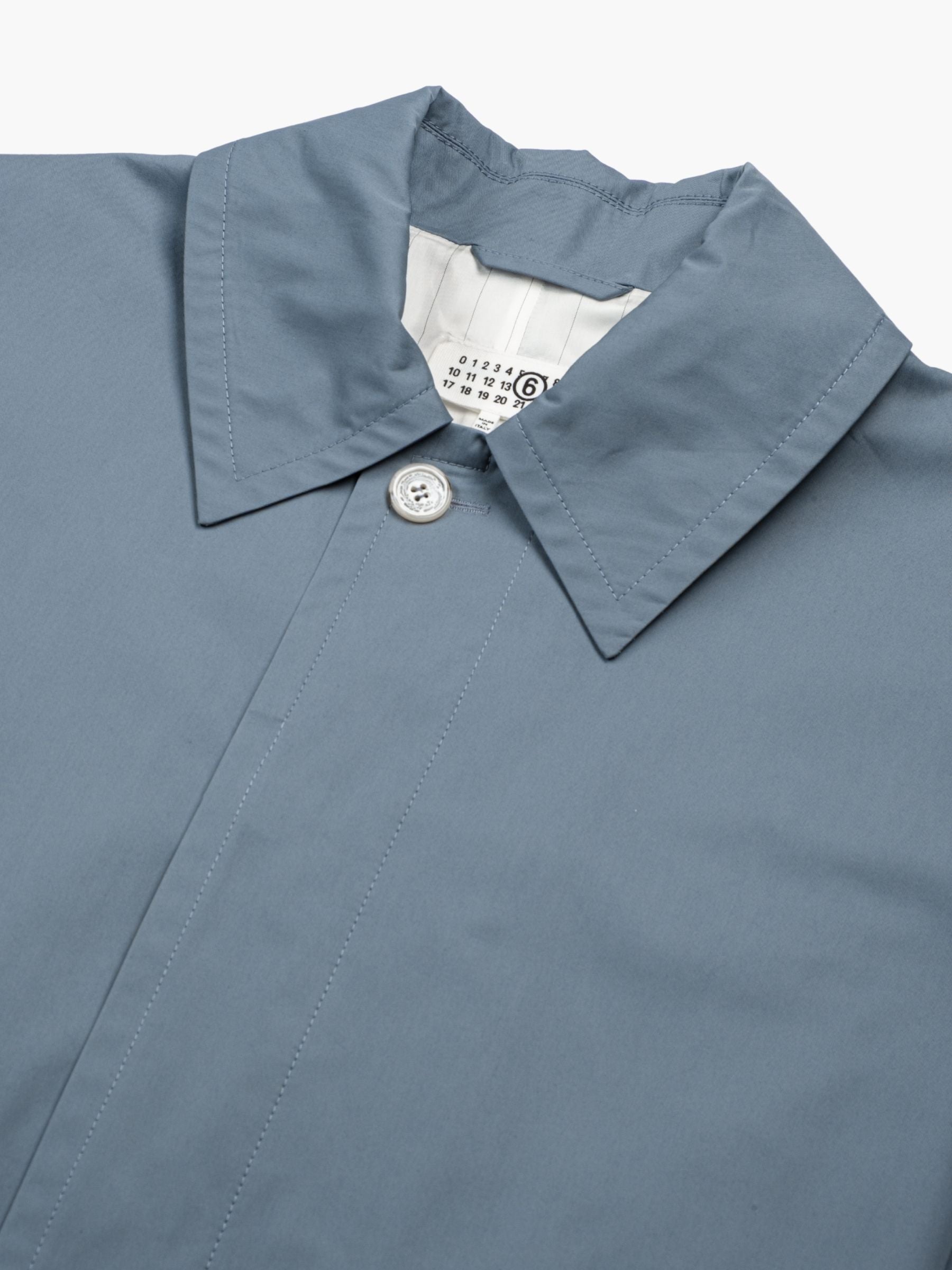 MM6 Maison Margiela Wide Coat Smokey Blue