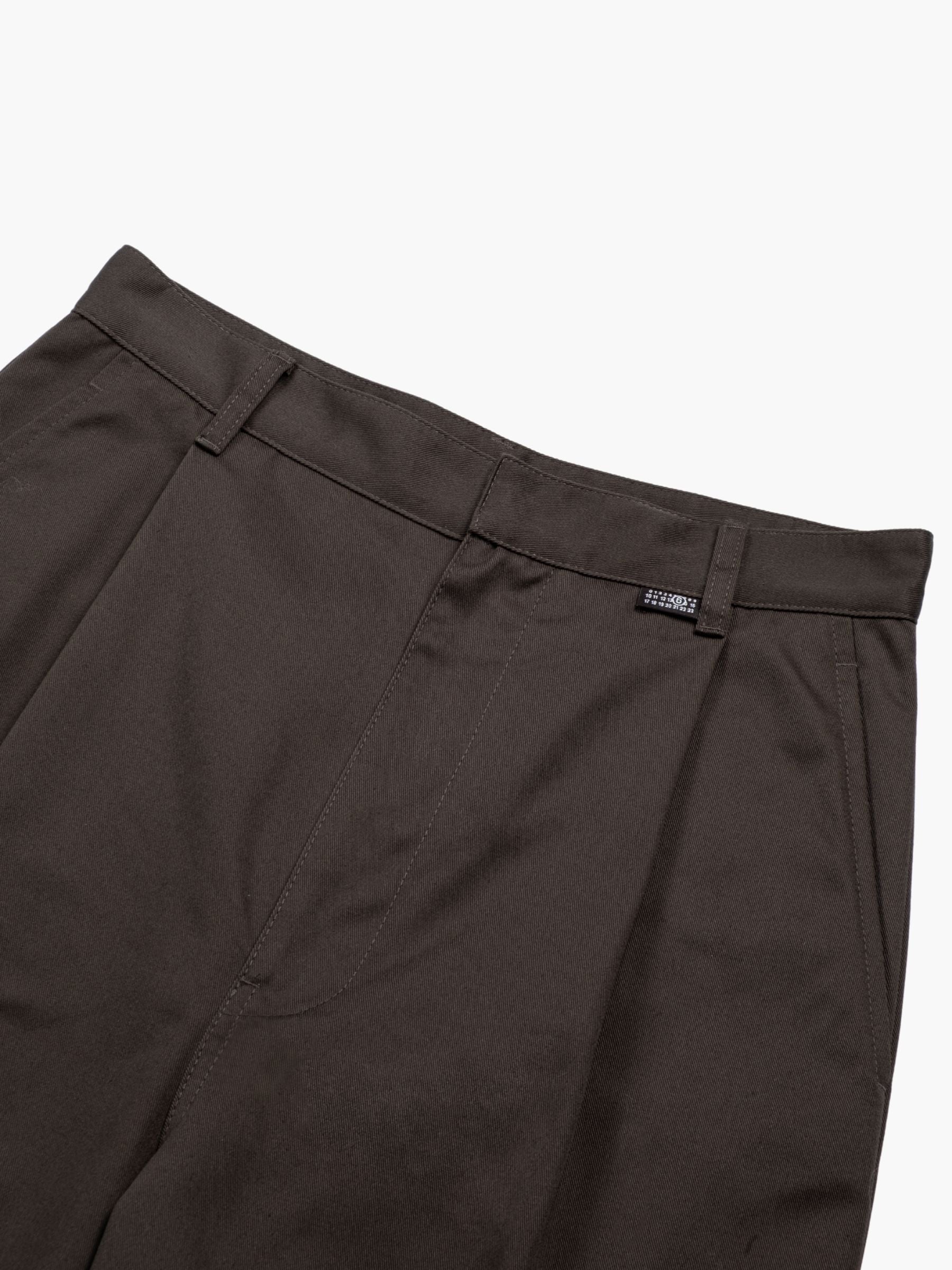 MM6 Maison Margiela Wide Leg Chino Grey