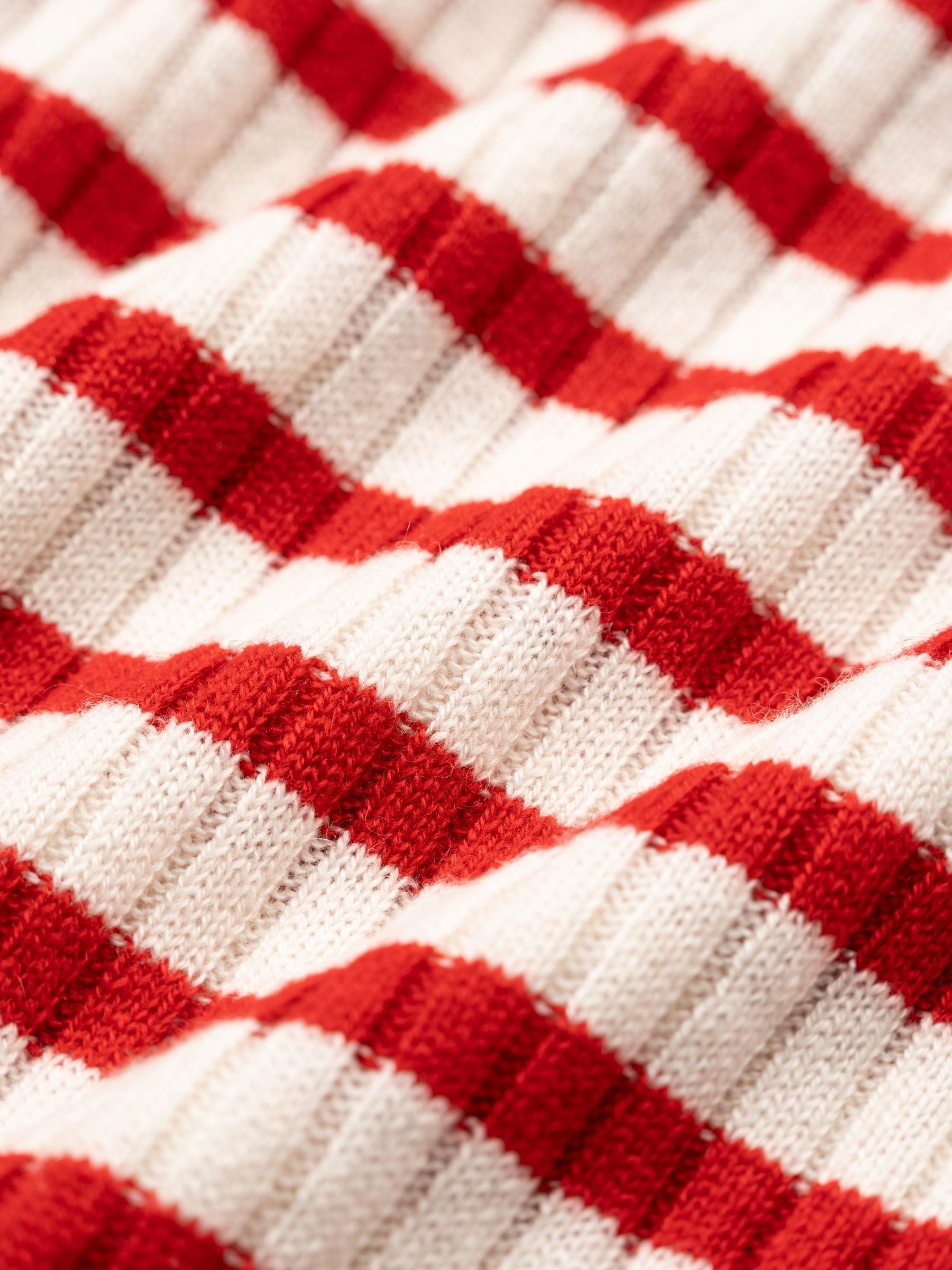 Nili Lotan Alita Stripe Sweater Top Ivory Red Stripe