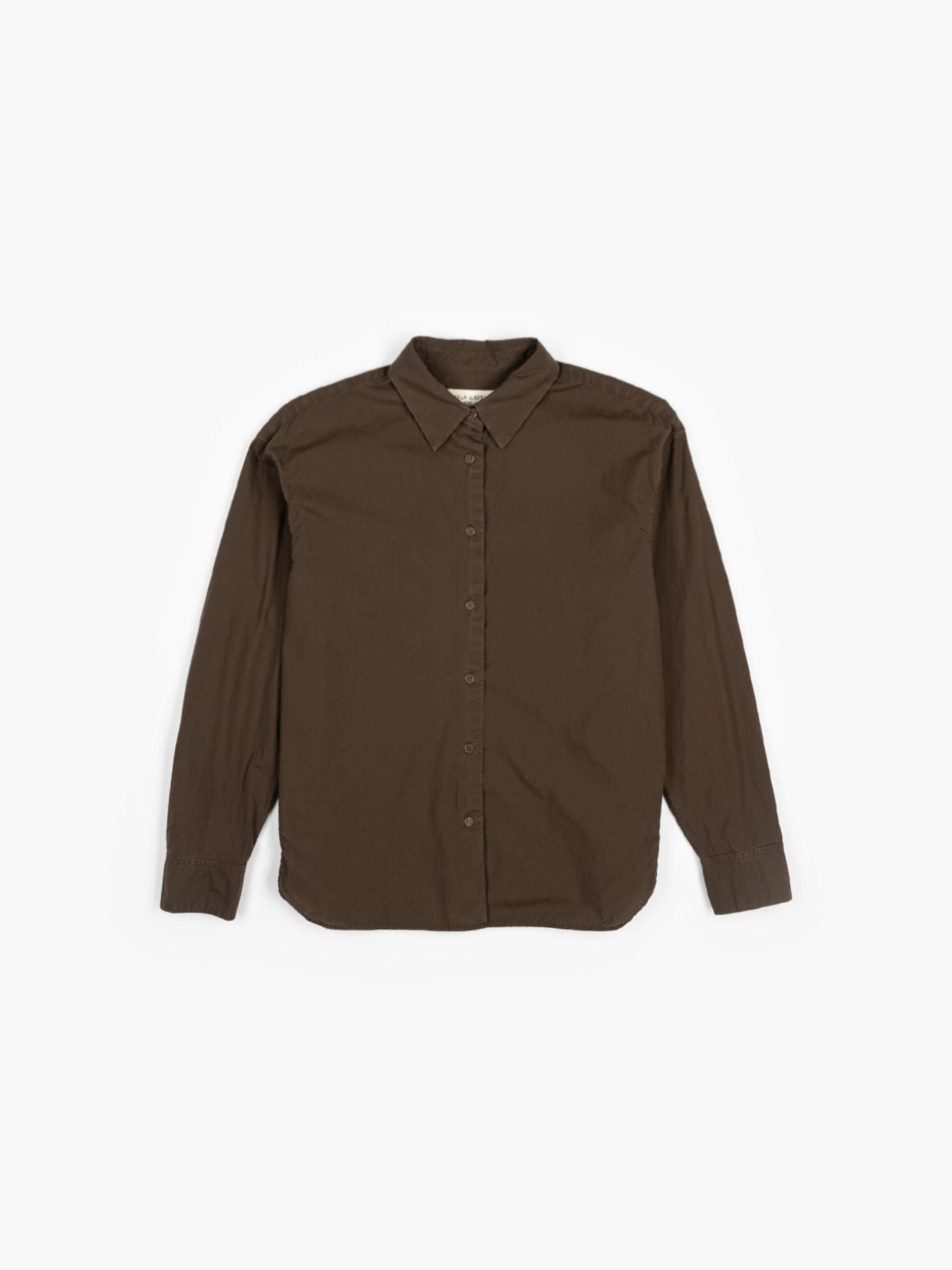 Nili Lotan Amante Shirt Wood