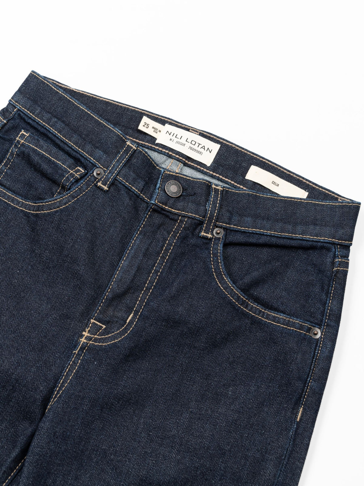 Nili Lotan Celia Jean Pant Indigo Rinse