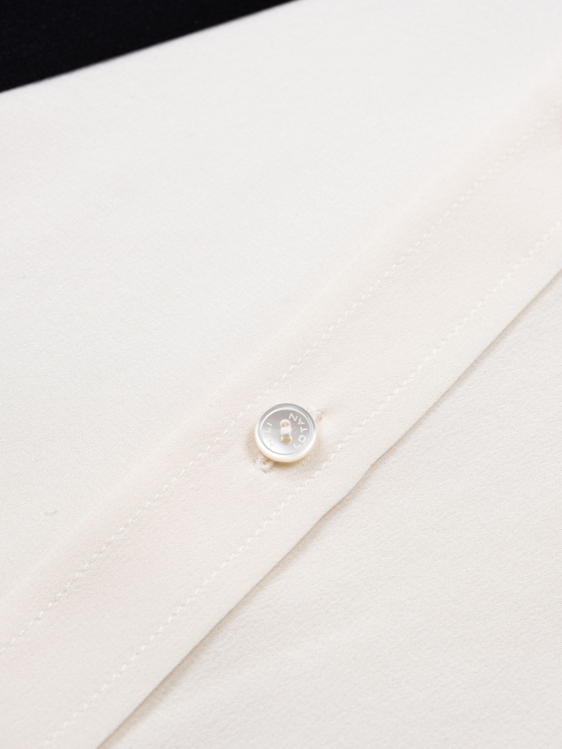 Nili Lotan Hanford Shirt Ivory/Black