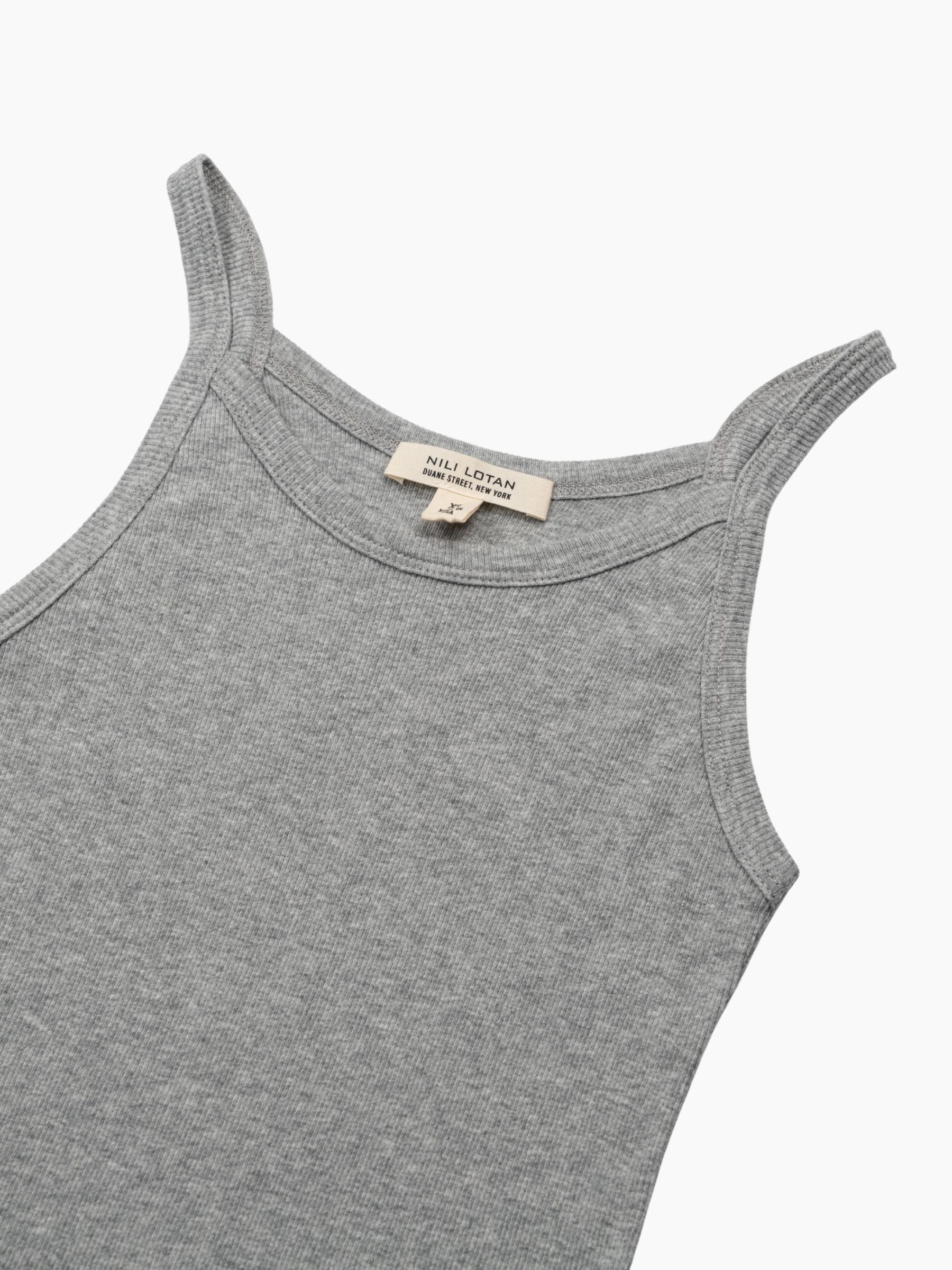 Nili Lotan Loretta Tank Heather Grey