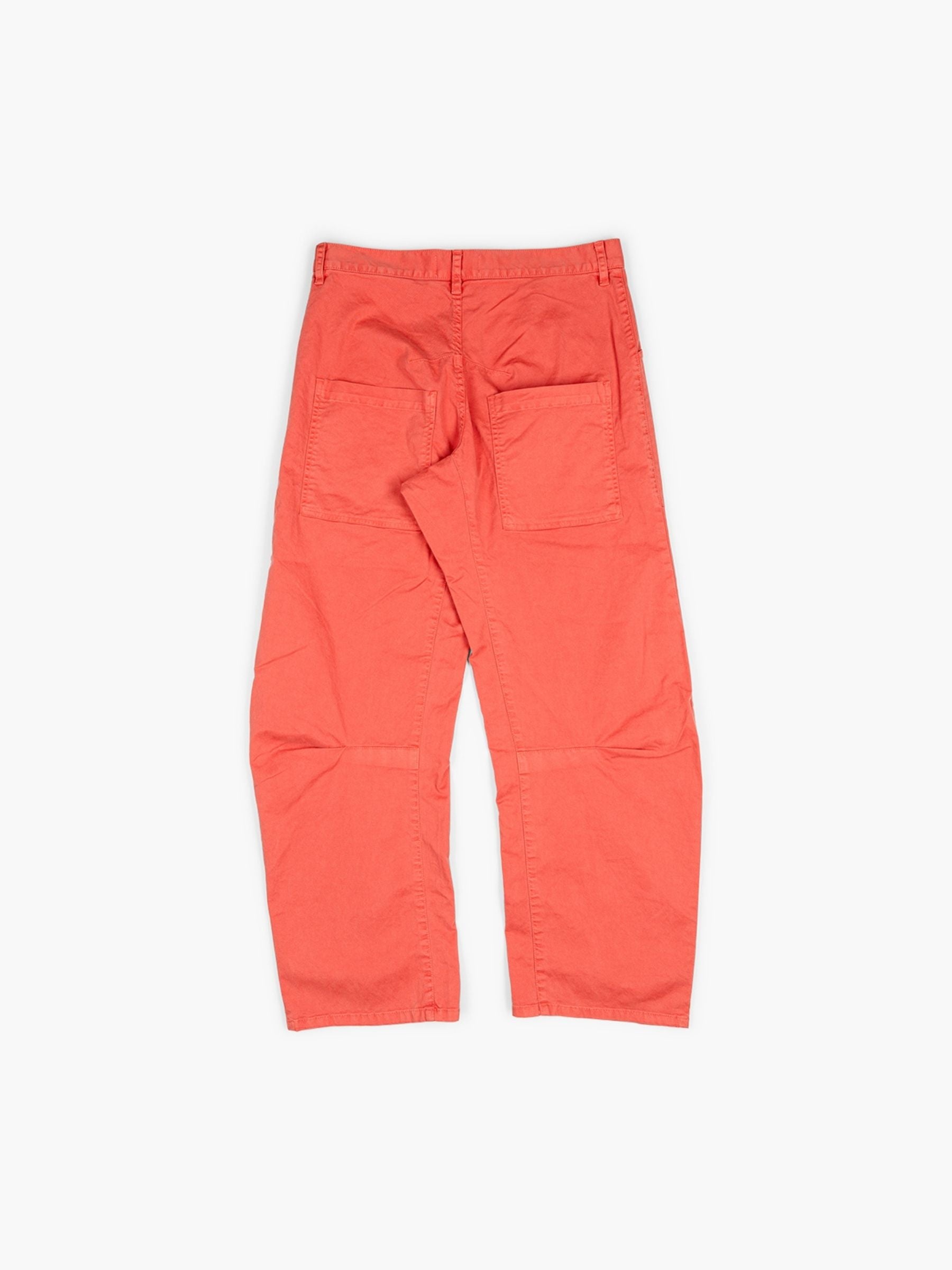 Nili Lotan Shon Pant Vintage Washed Faded Red