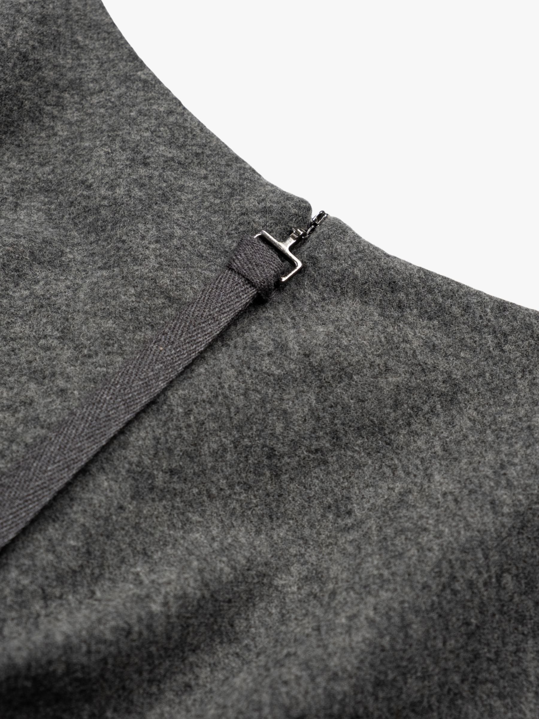 Odeeh Flanella Jersey Ruffle Skirt Light Flannel