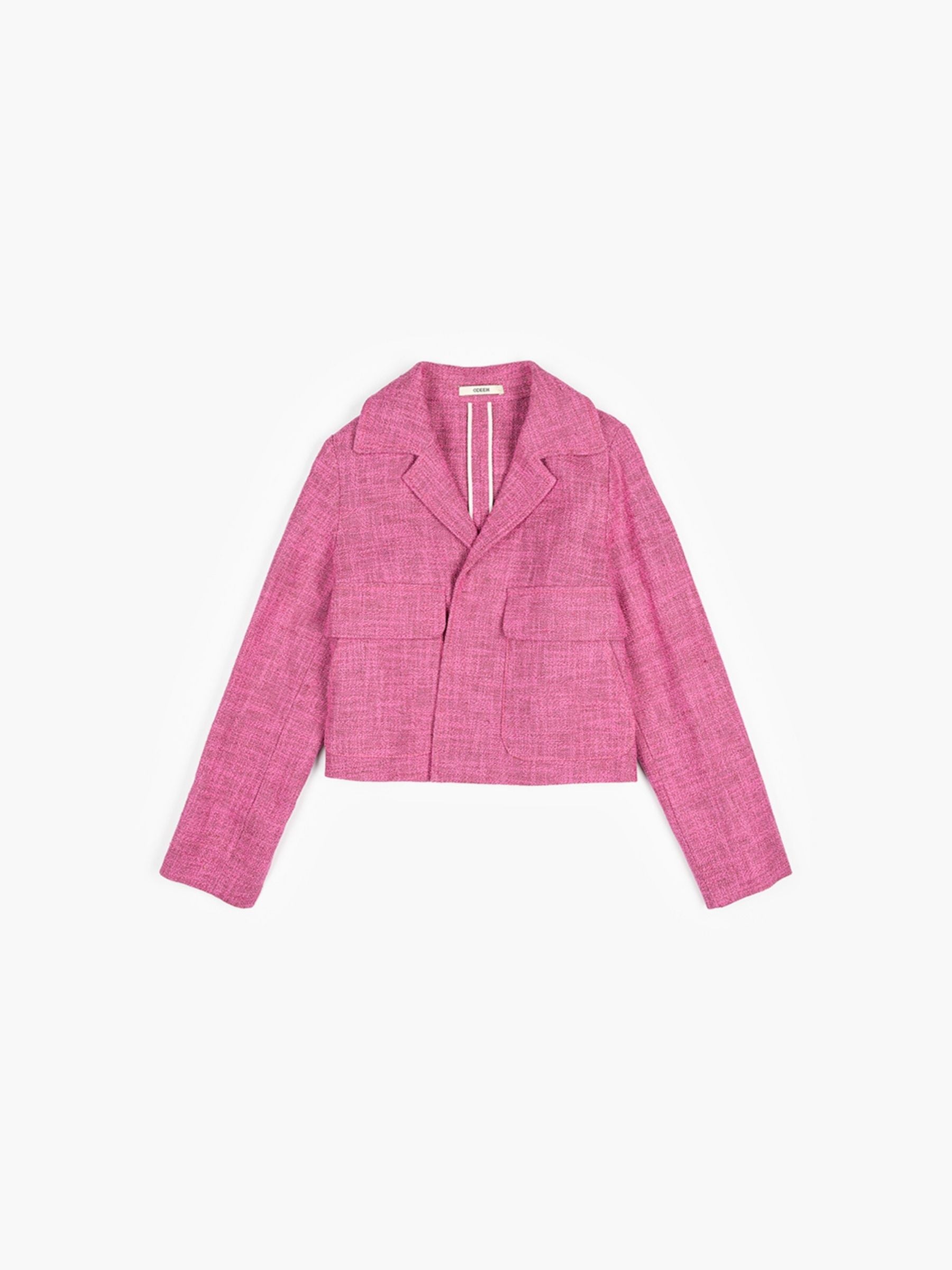 Odeeh Hemp Tweed Jacket Azalea