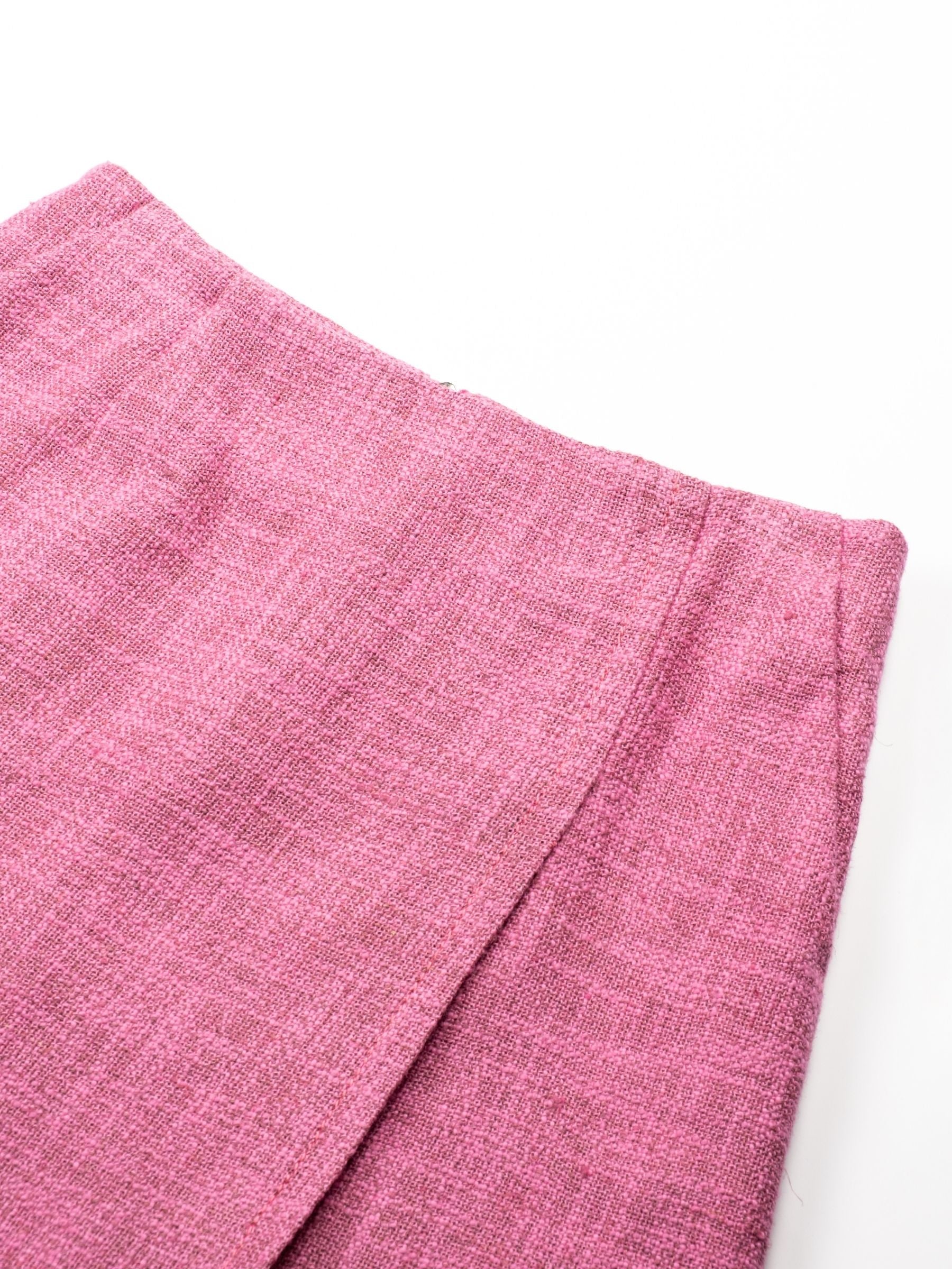 Odeeh Hemp Tweed Skirt Azalea