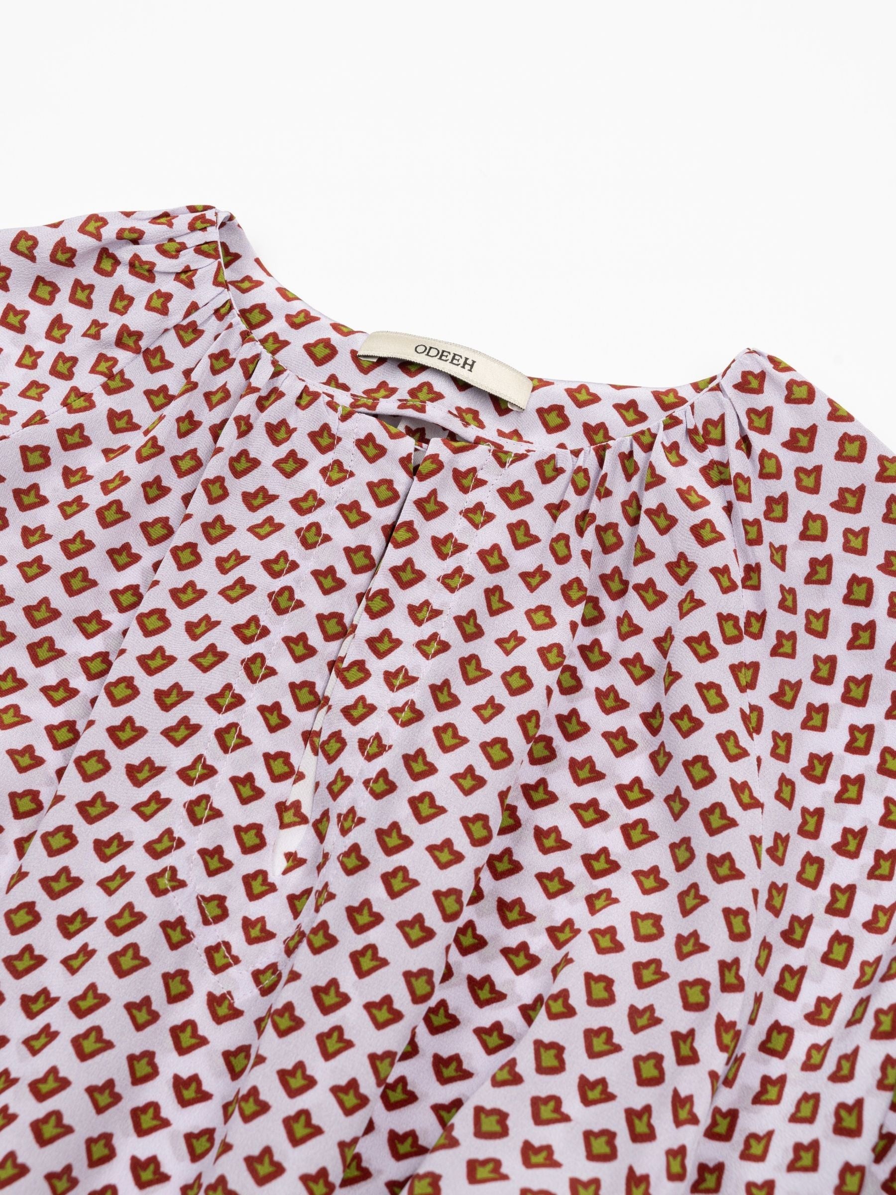 Odeeh Mini Lillies Dress Light Lilac