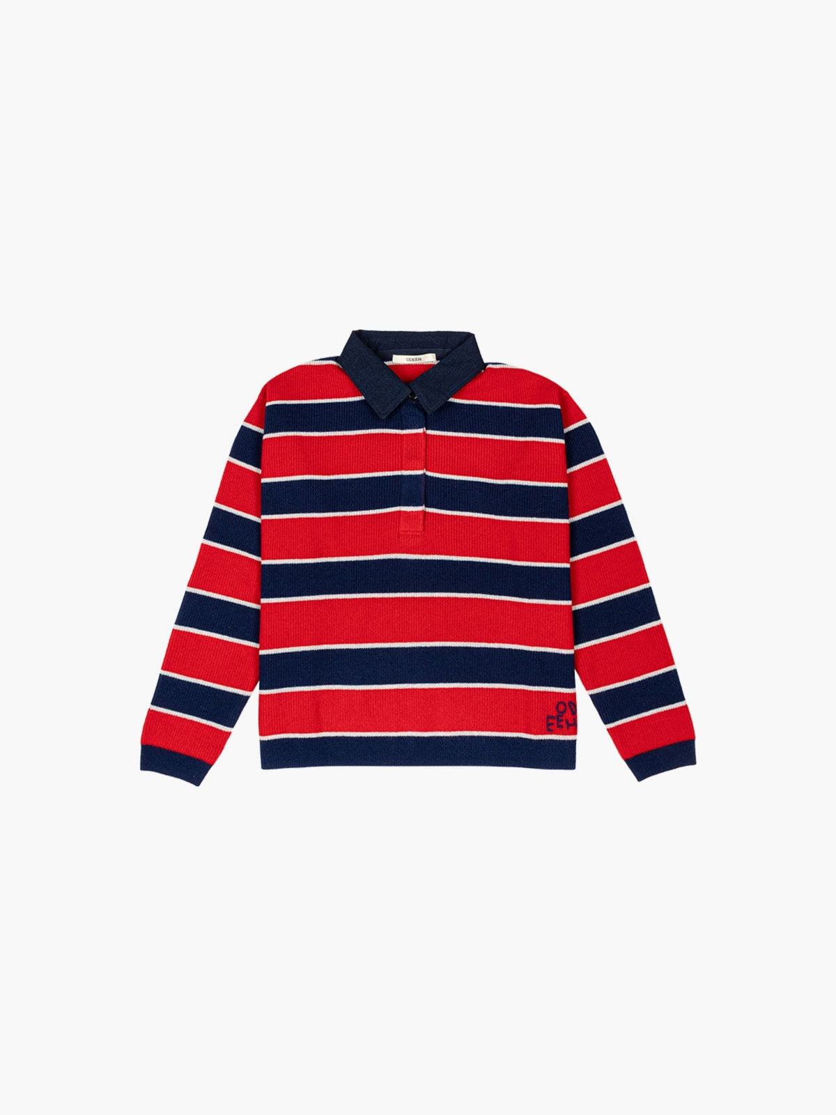 Odeeh Wool Cashmere Polo True Red