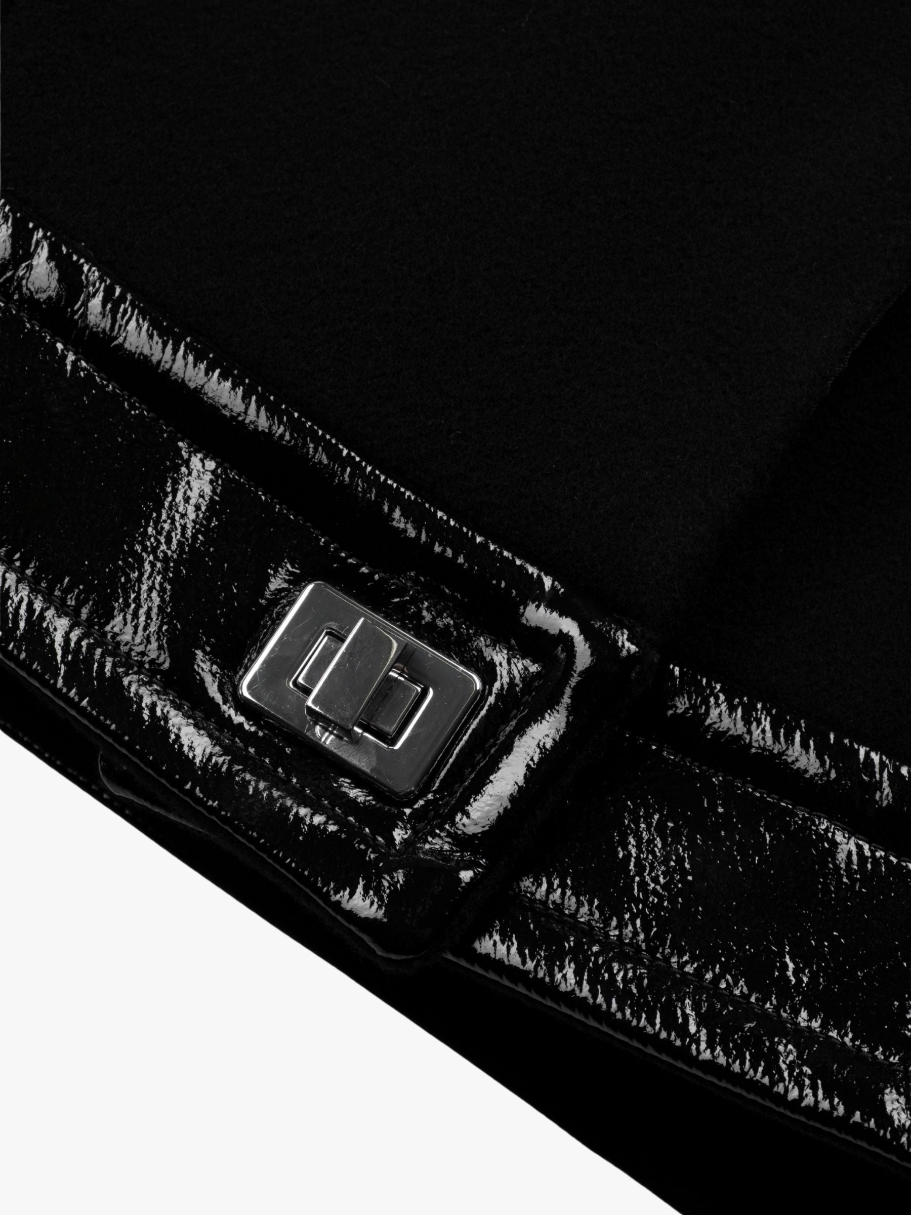 Patou Belted Lock Jacket Black