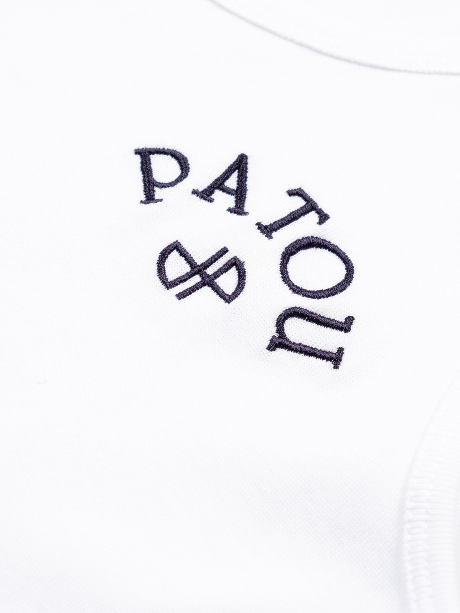 Patou Embroidered Tank Top White
