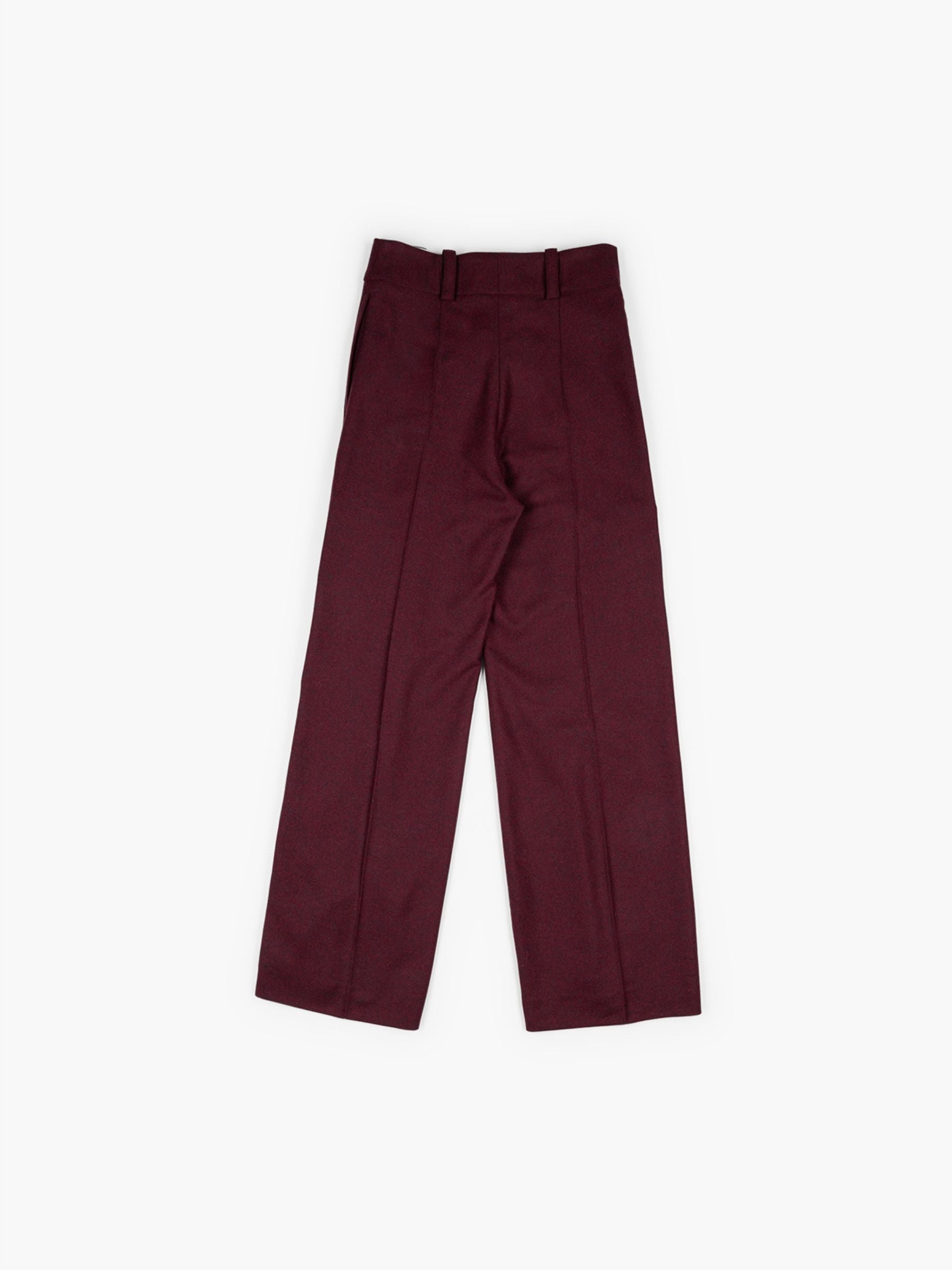 Patou Flared Cargo Trousers Syrah