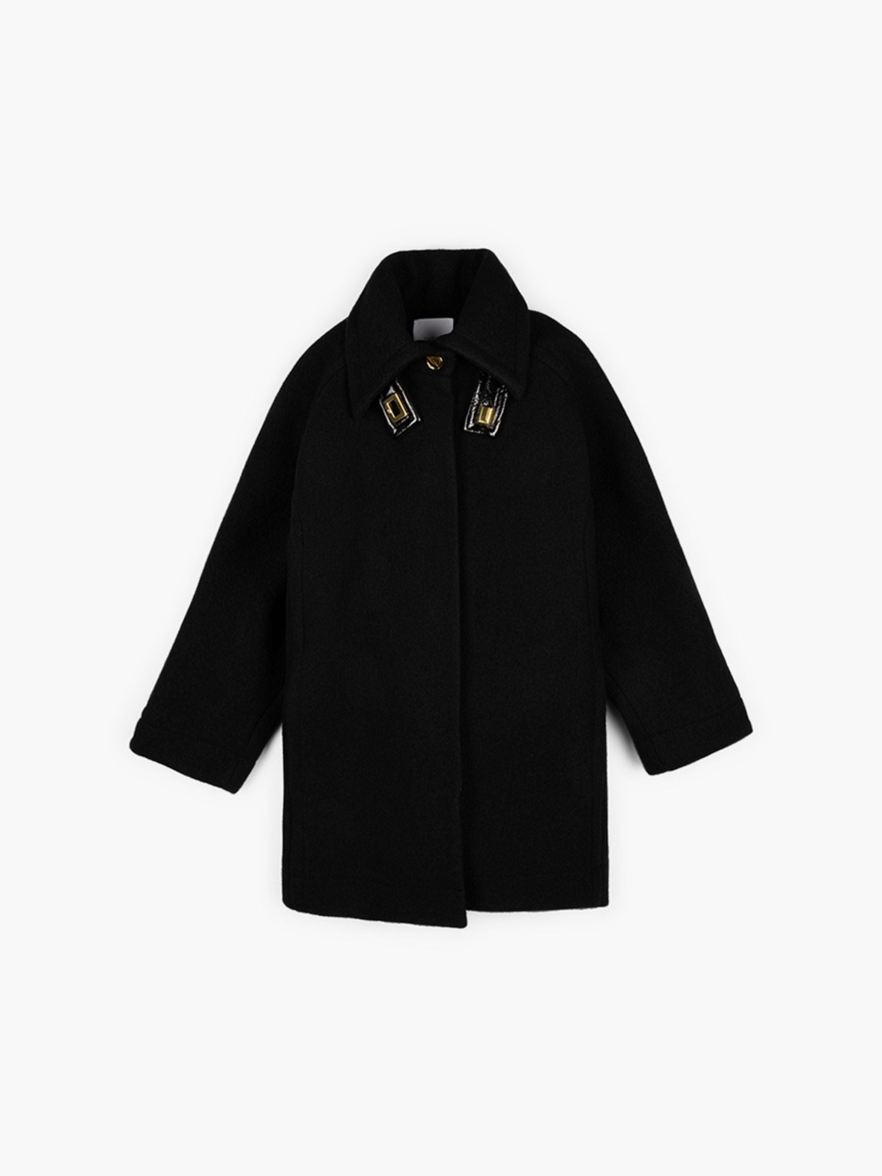Patou Volume Lock Coat Black