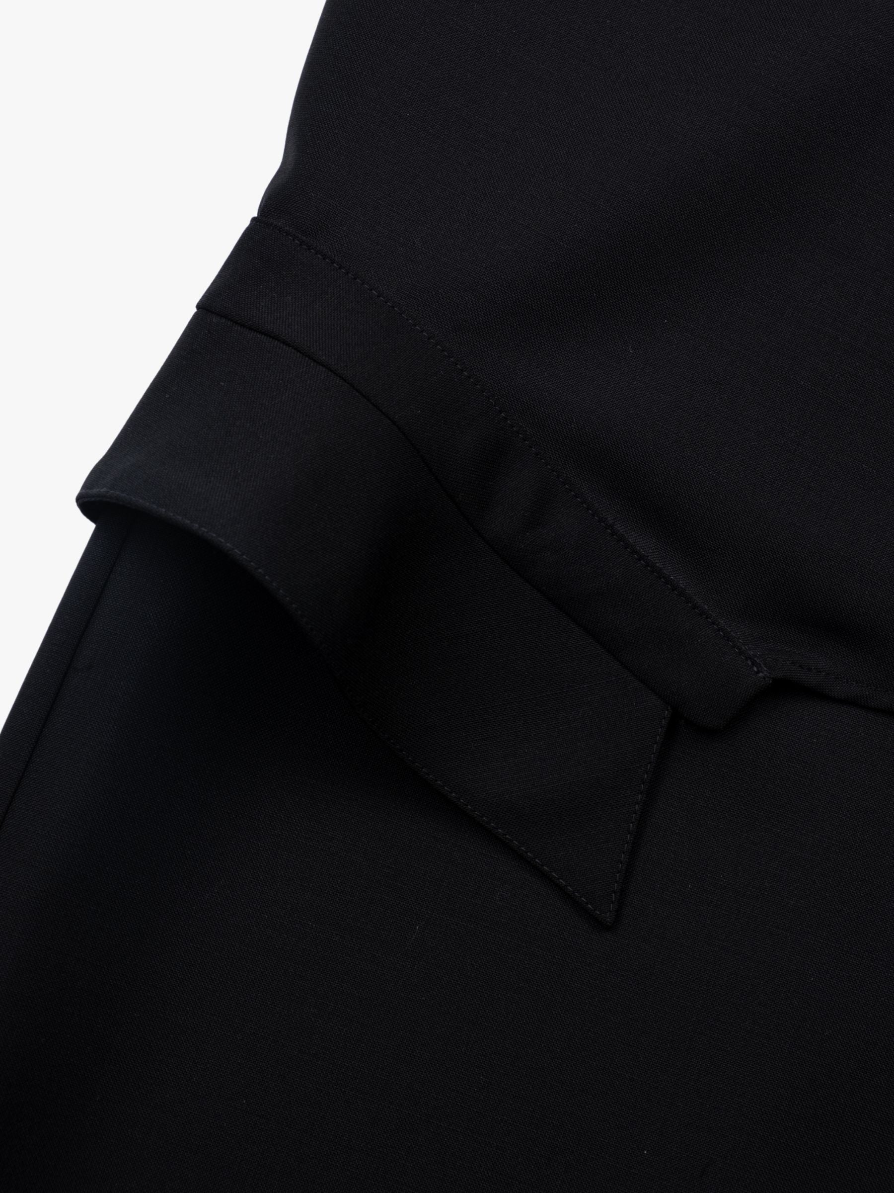 Rohe Shirt Wrap Skirt Black