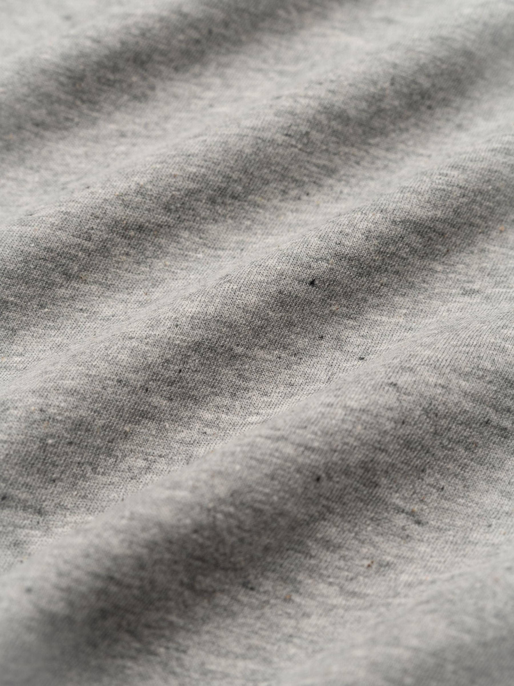 Rohe Slub Melange Jersey T-shirt Light Grey Melange