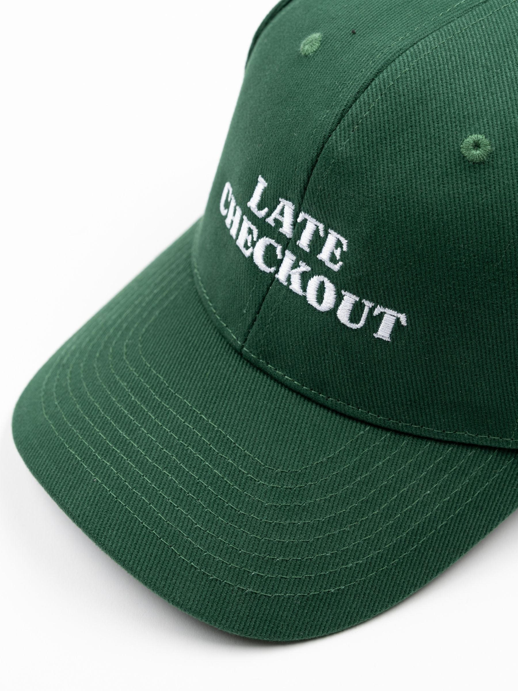 Roomers Late Checkout Heavy Brushed Cap Green