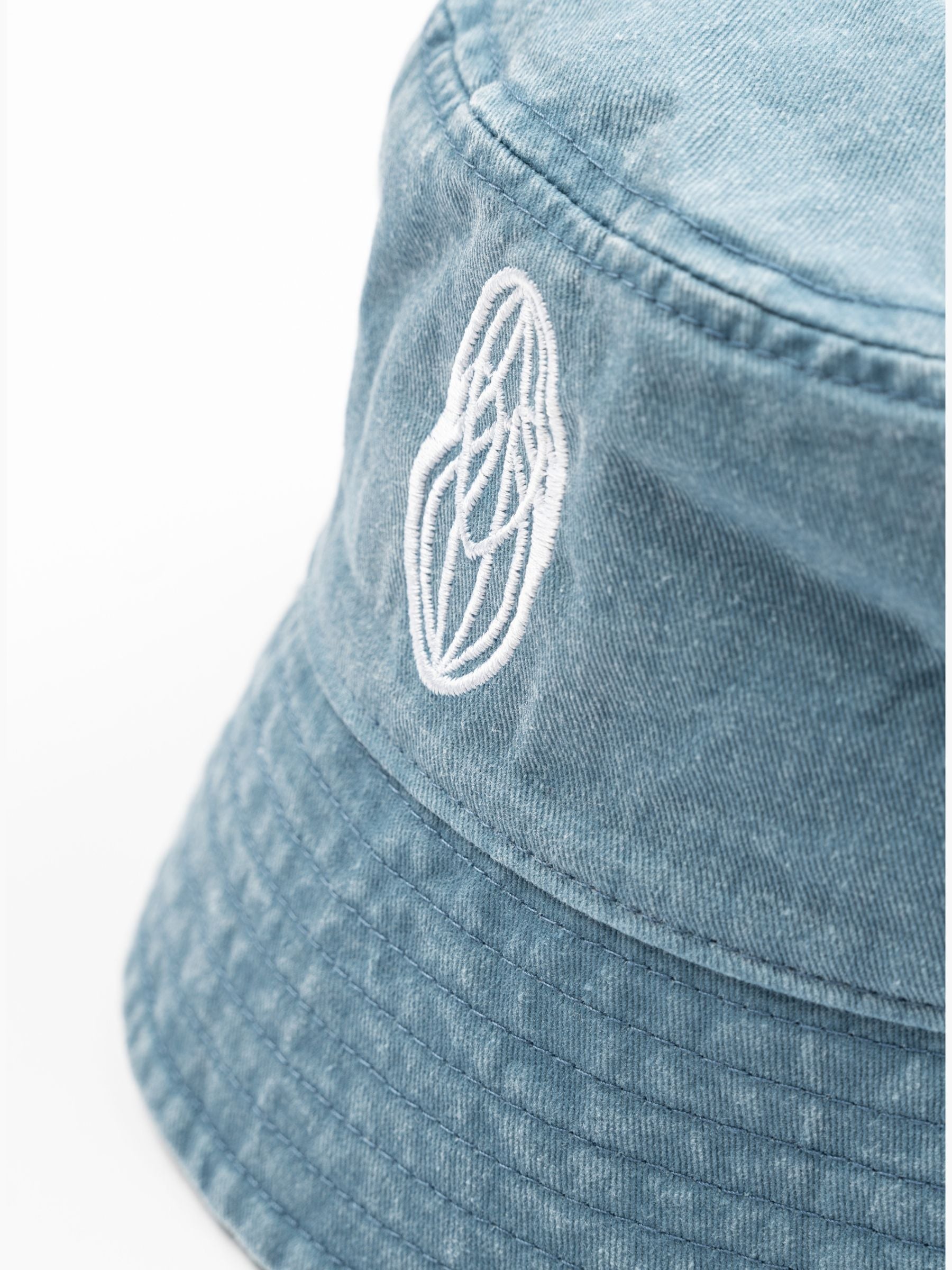 Roomers Bucket Hat Denim Wash Light Blue