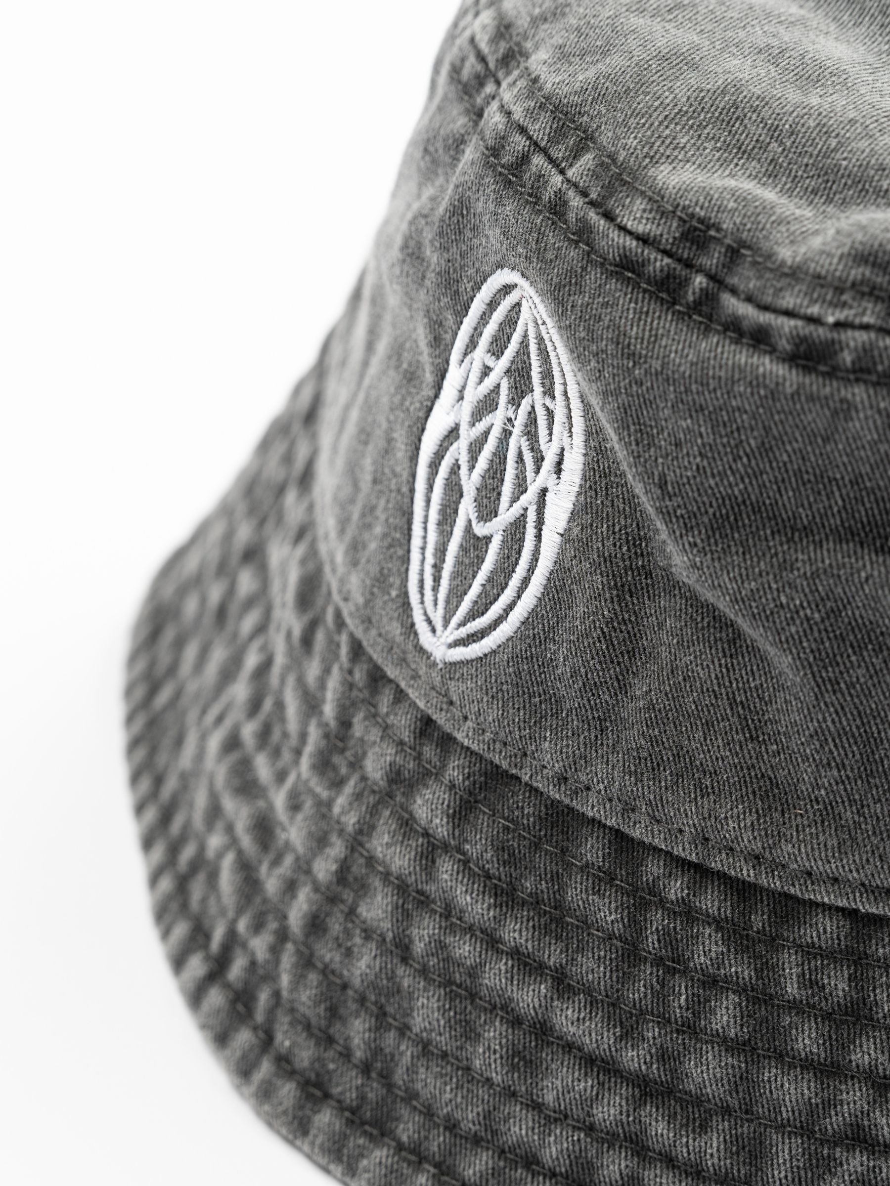 Roomers Bucket Hat Denim Wash Grey