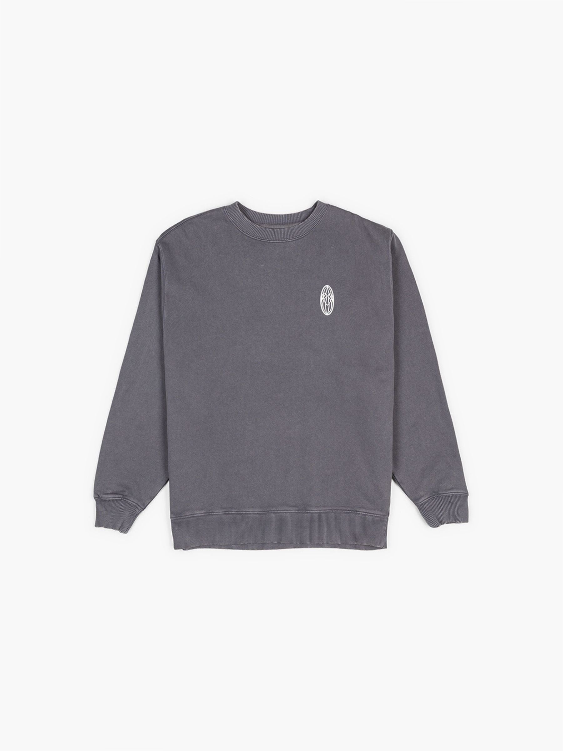 Roomers Outline Sweater Dyed Grey