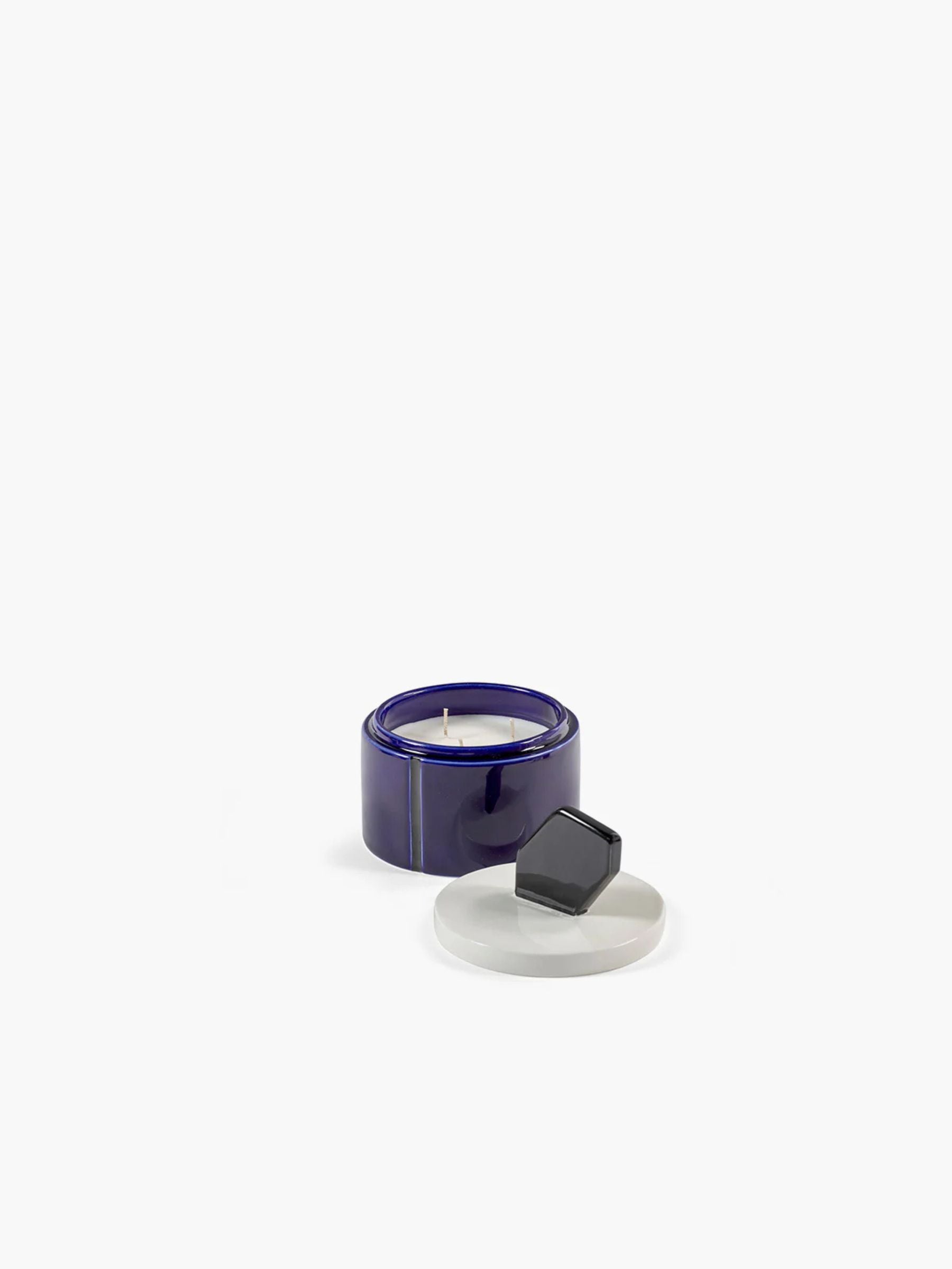 Serax Plan C Candle M Blue Black Candela 01