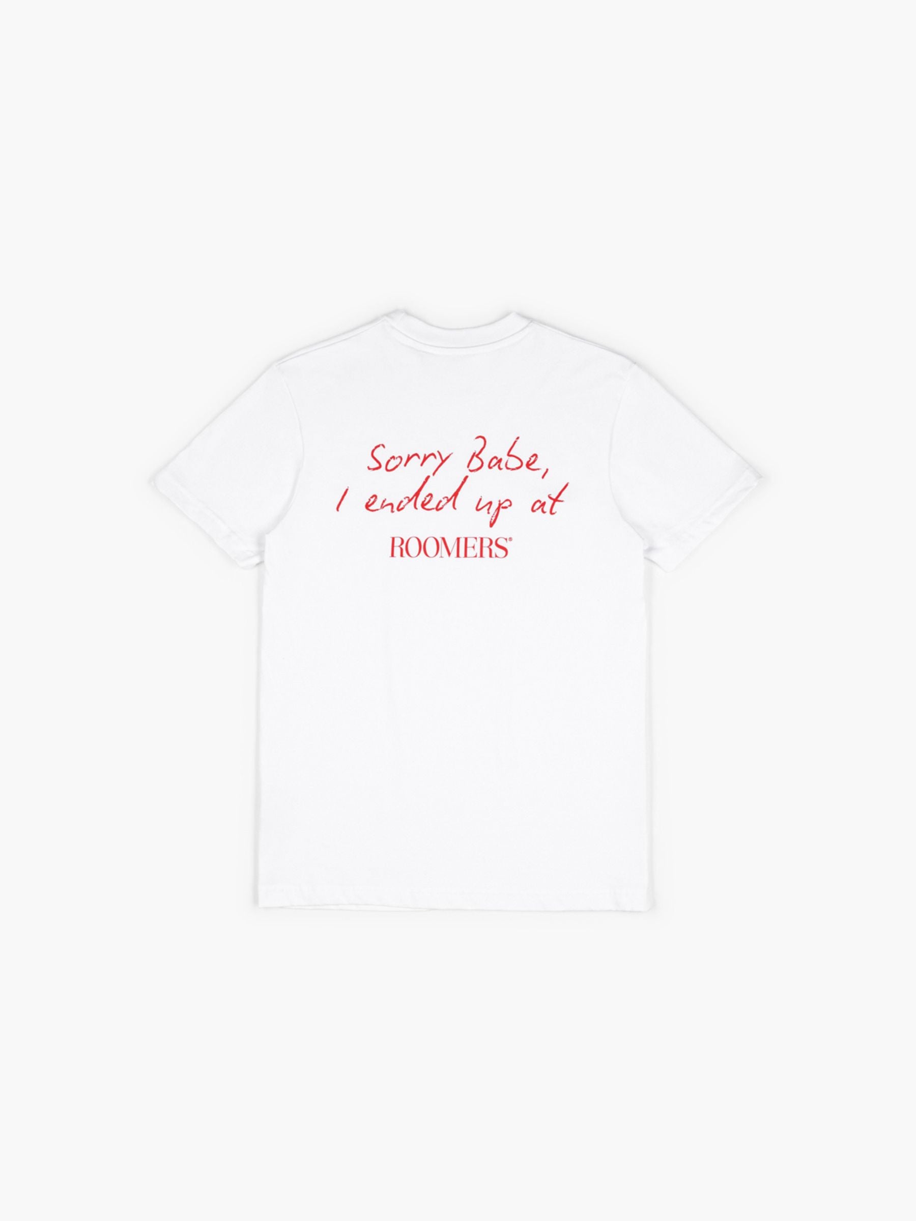 Roomers Sorry Babe Tee White