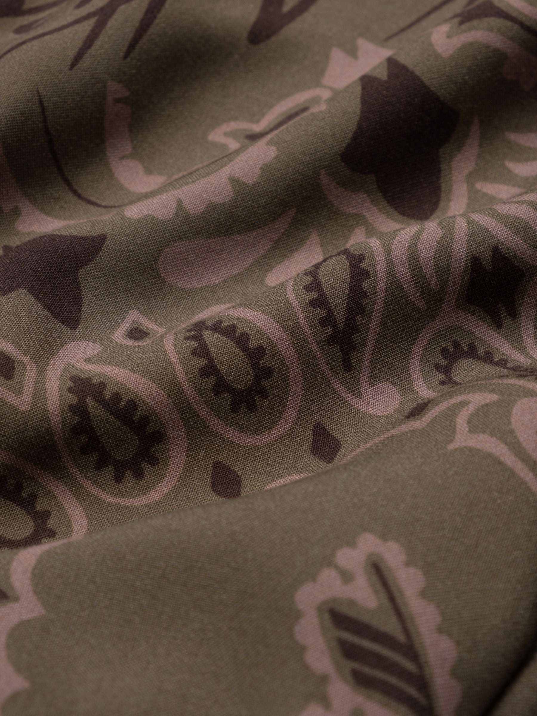 The Attico Kaftan Bandana Military Green