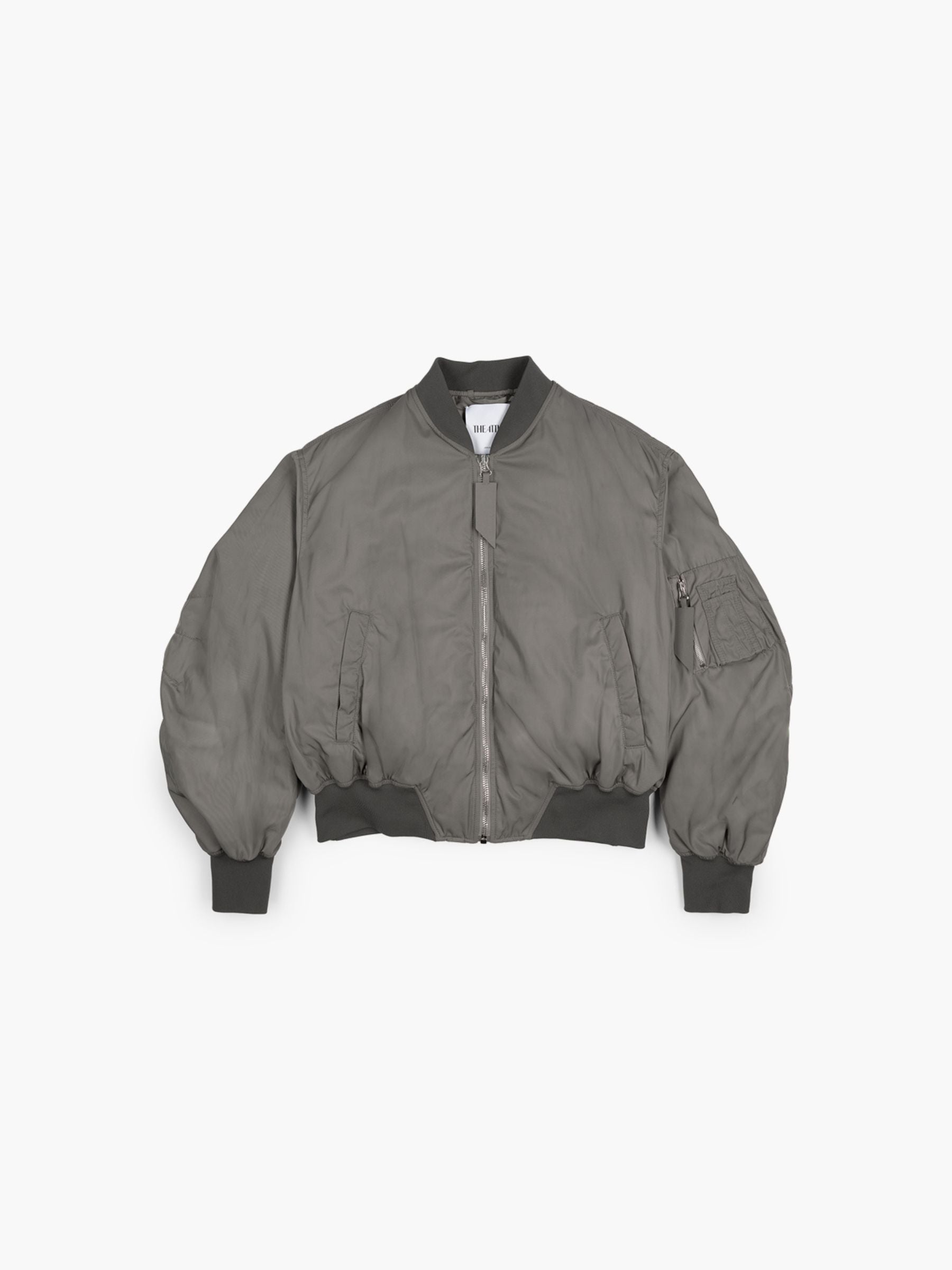 The Attico Bomber Jacket Military Green