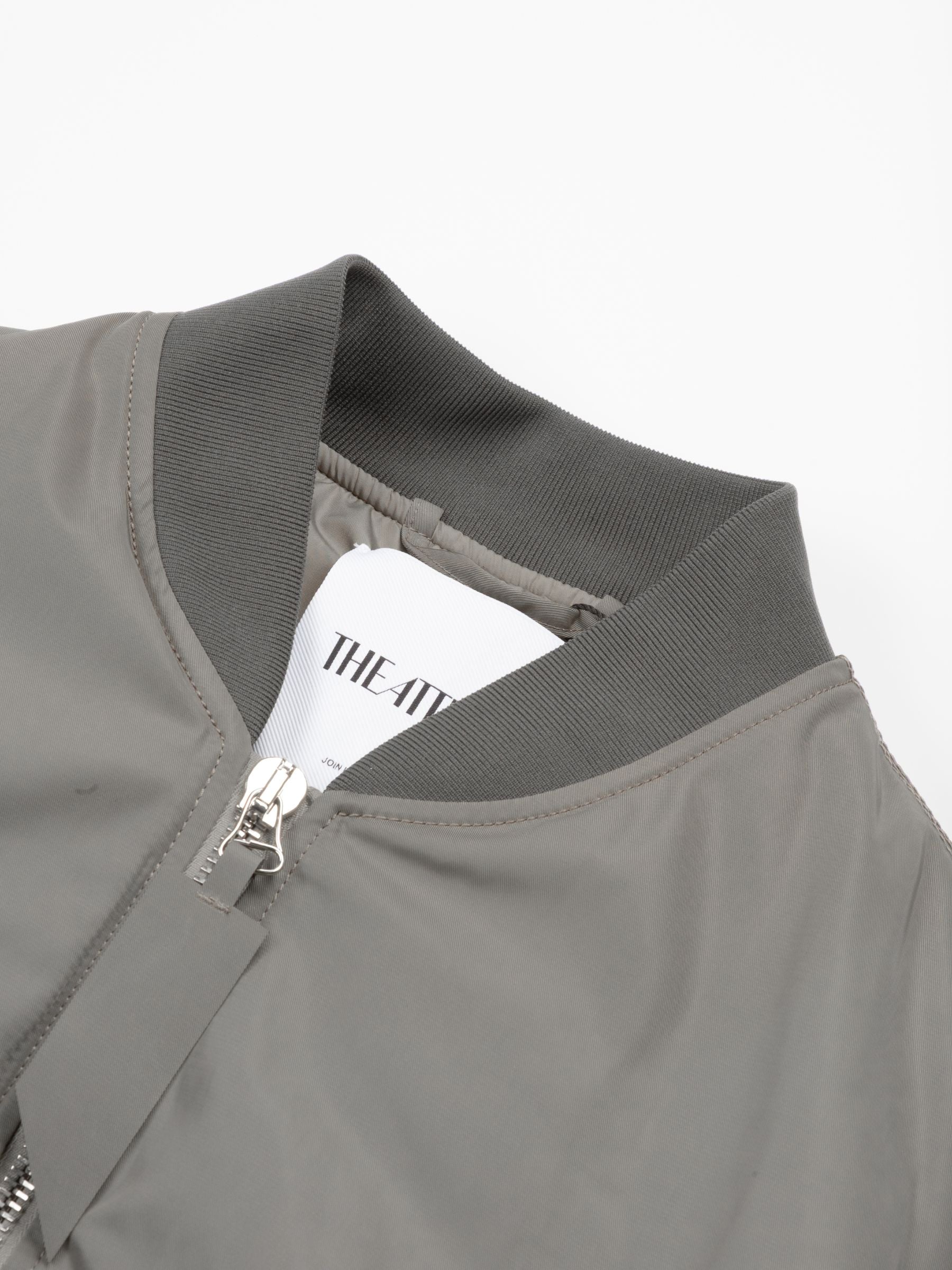 The Attico Bomber Jacket Military Green