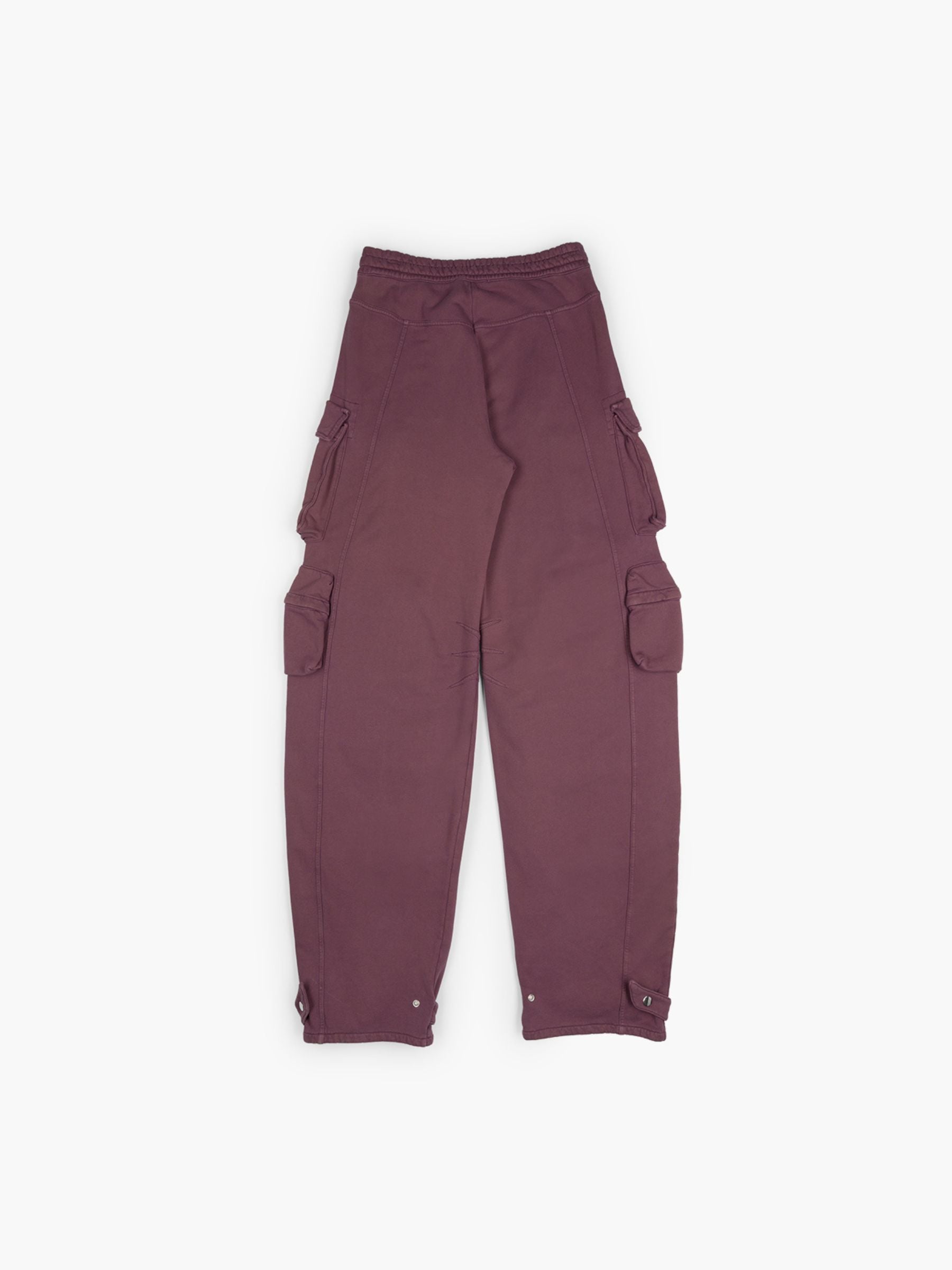 The Attico American Fleece Pants Mauve Fade