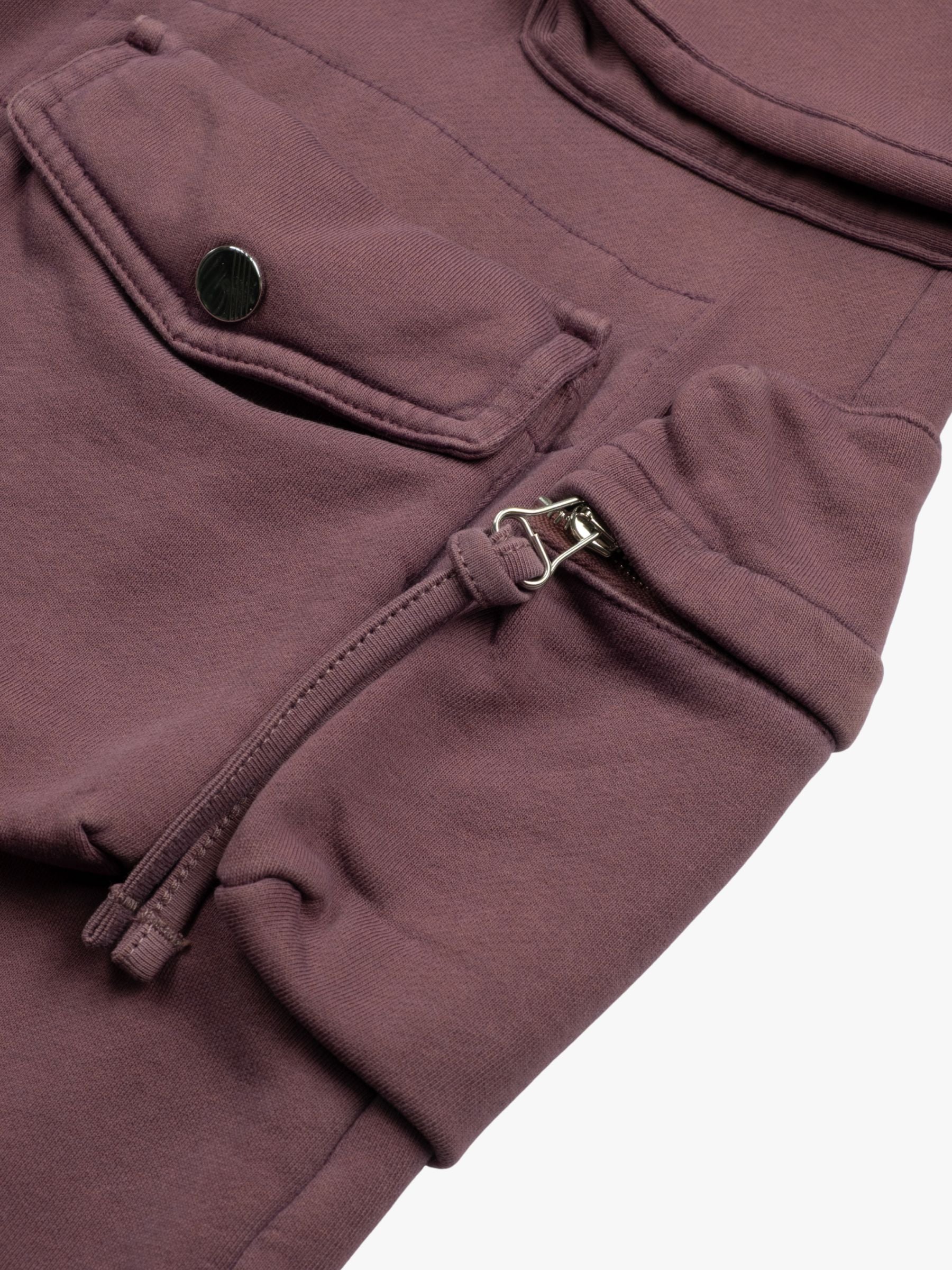 The Attico American Fleece Pants Mauve Fade