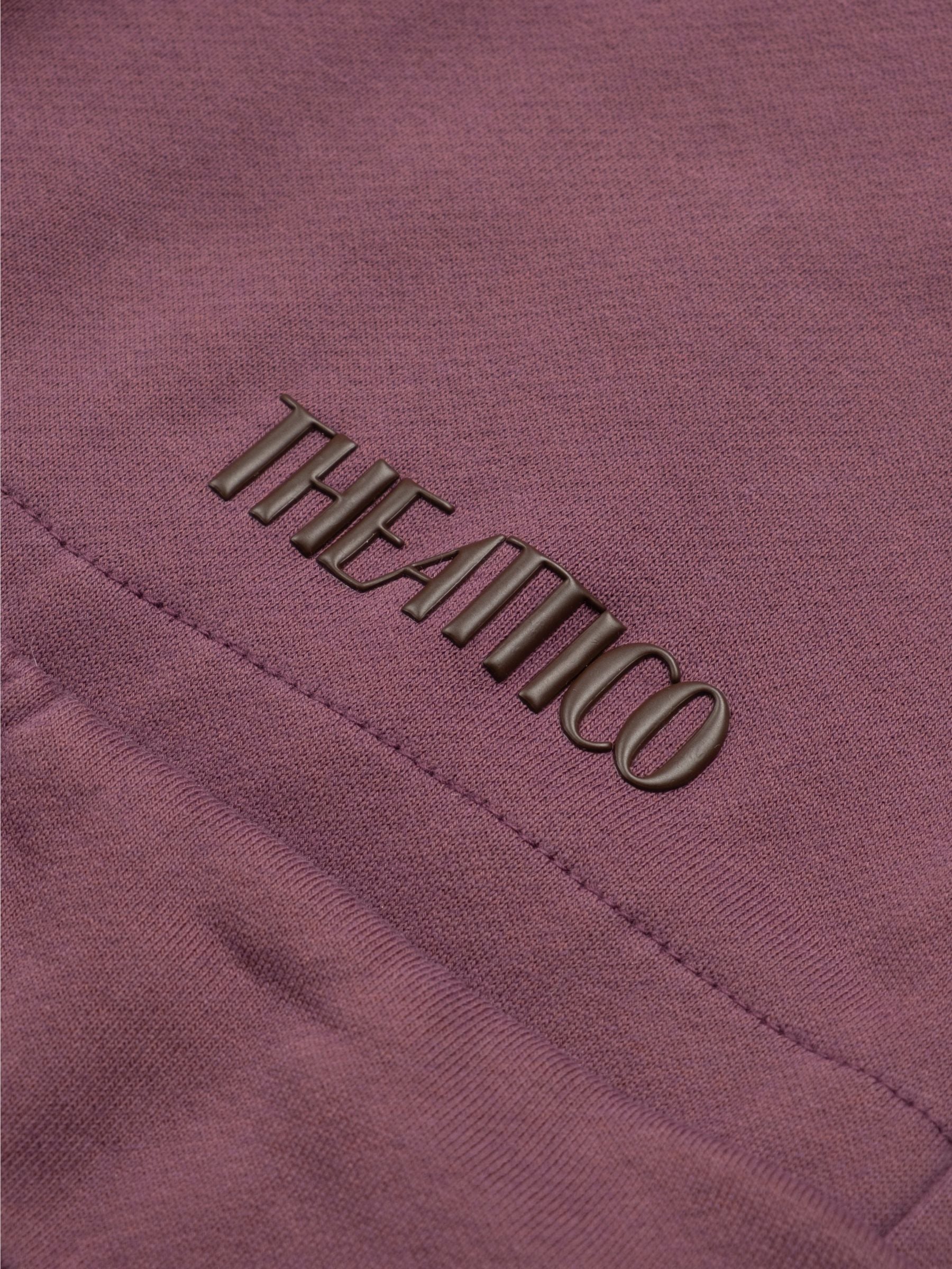 The Attico American Fleece Pants Mauve Fade