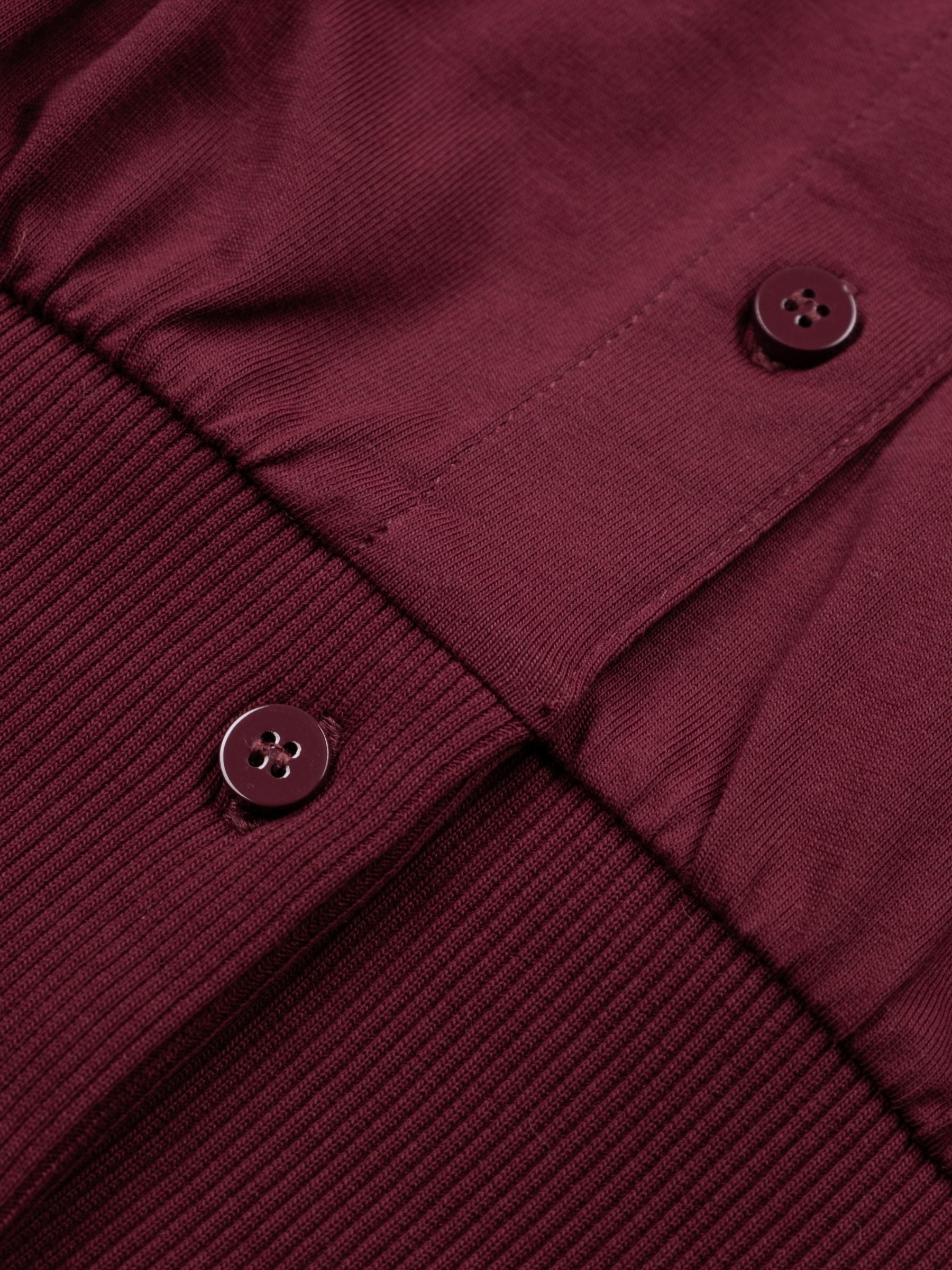 The Attico Logo Blouse Burgundy