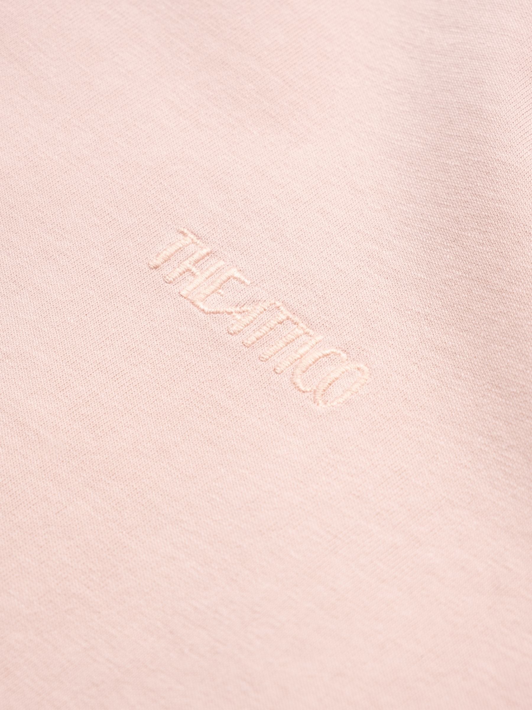 The Attico Shoulder Pad Tee Rose