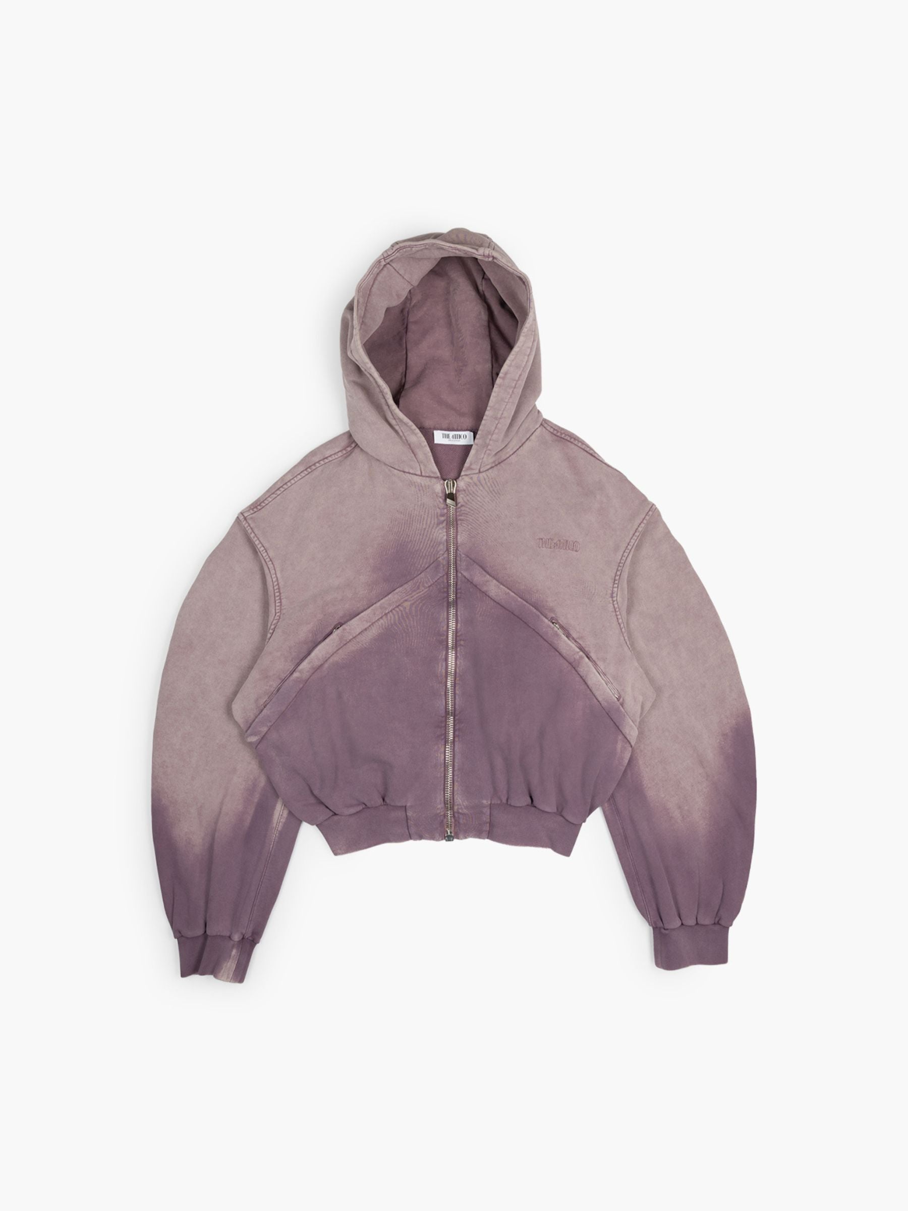 The Attico Sprayed Jersey Jacket Mauve