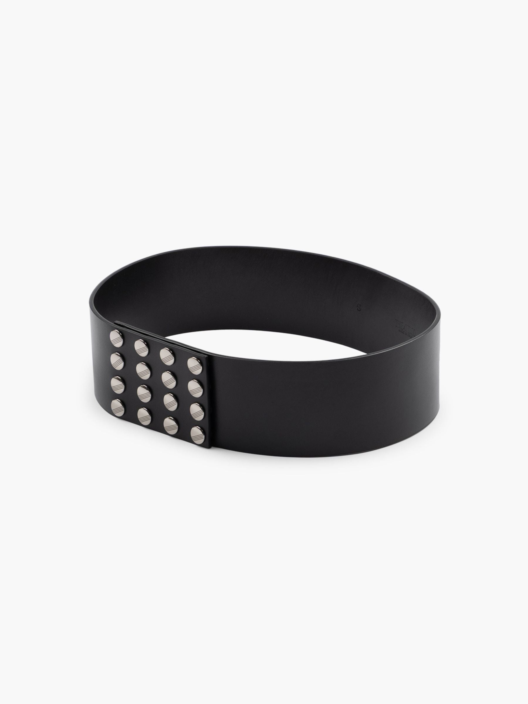 The Attico Studded Belt Black
