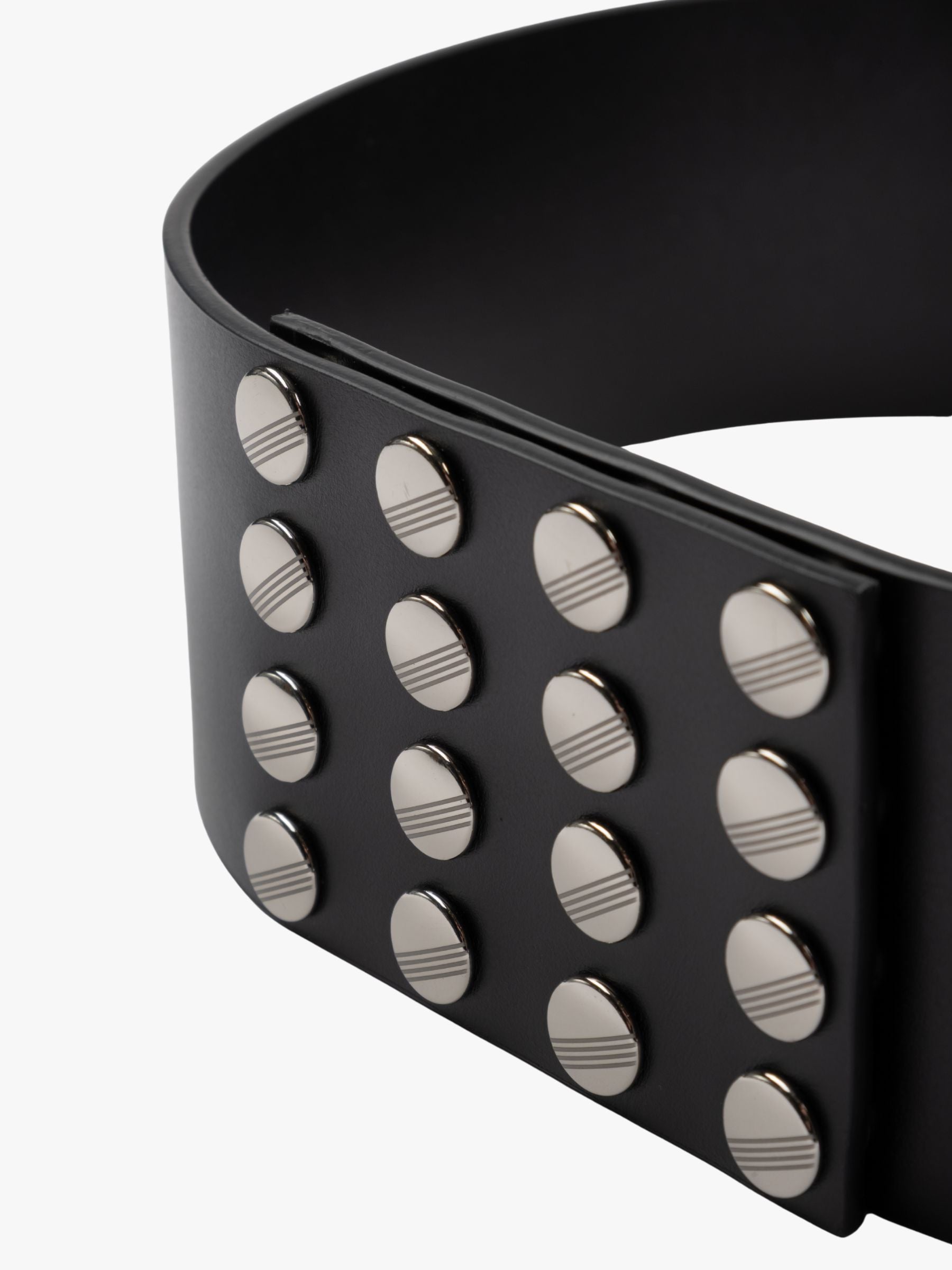 The Attico Studded Belt Black