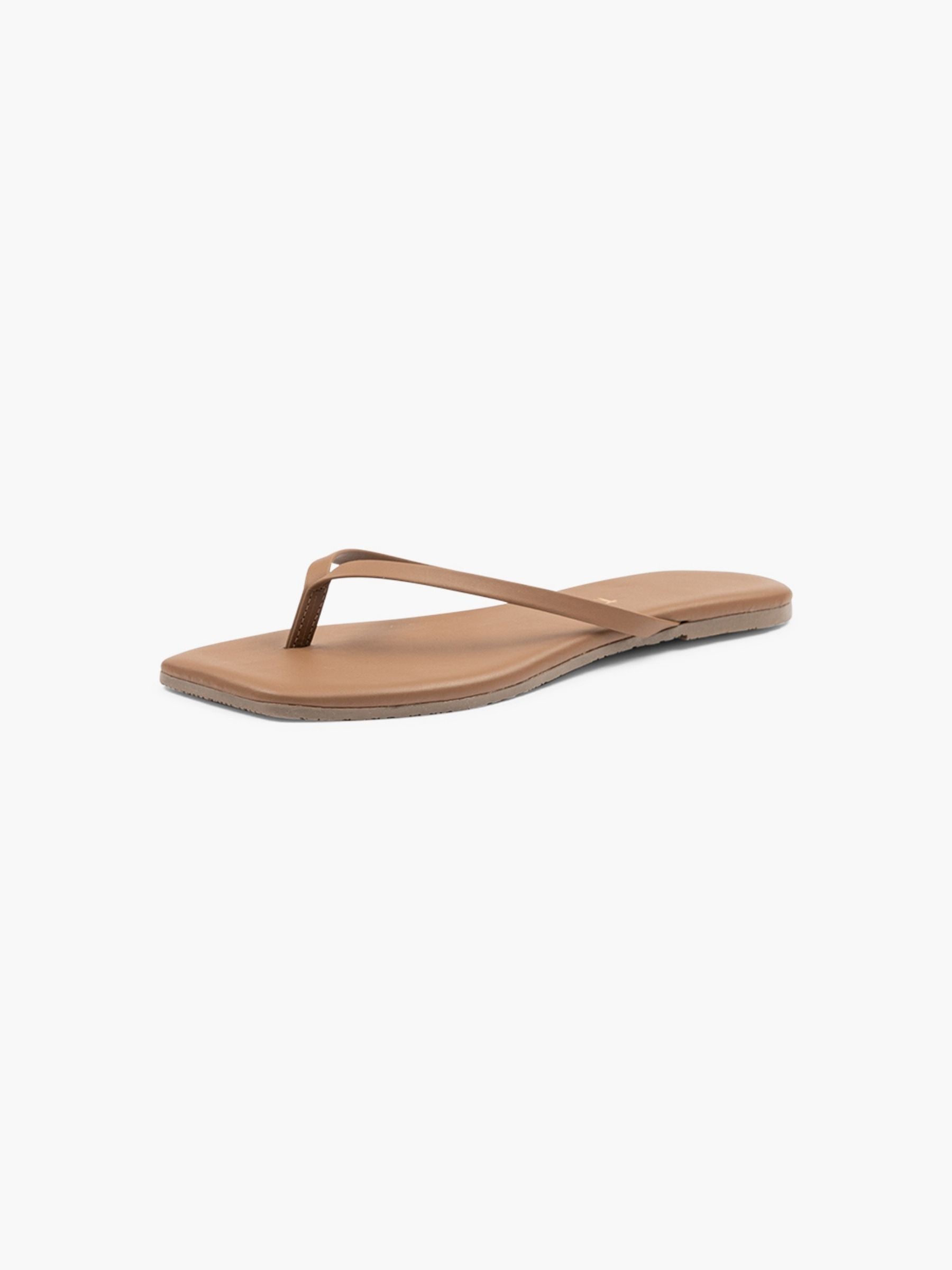 TKEES Square Toe Lily Sandals Ganache