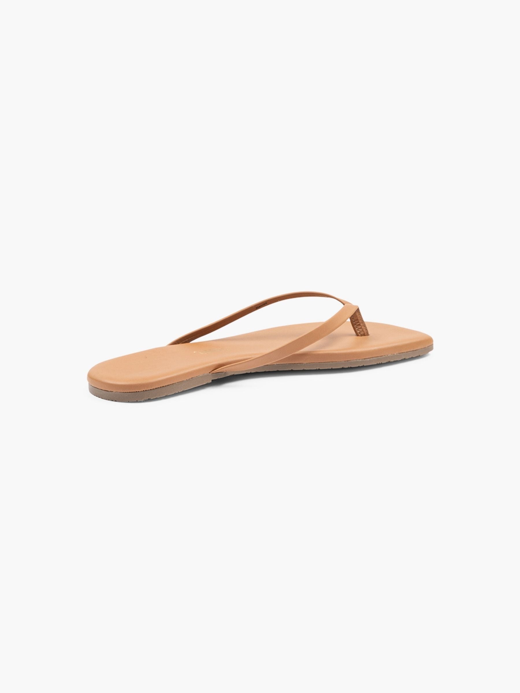 TKEES Square Toe Lily Sandals Au Naturale