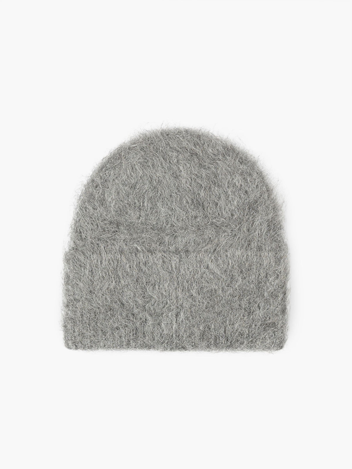 Toteme Alpaca Knit Beanie Grey Melange
