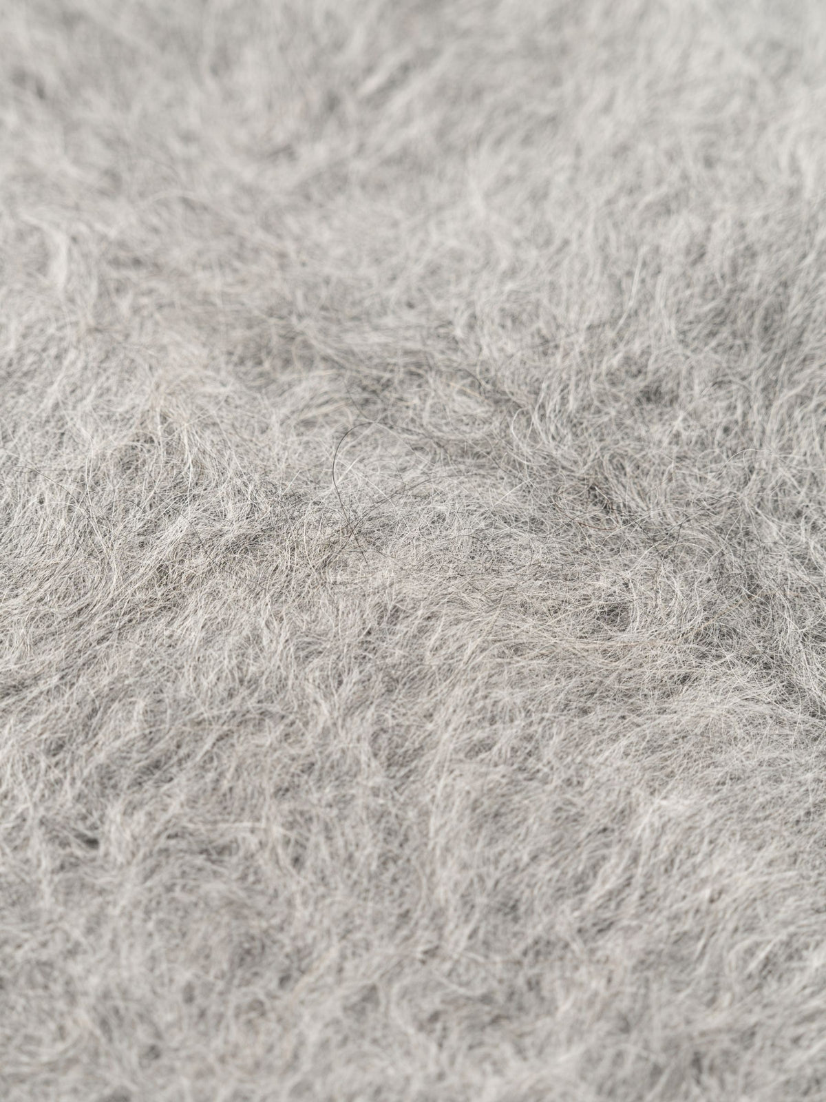 Toteme Alpaca Knit Beanie Grey Melange