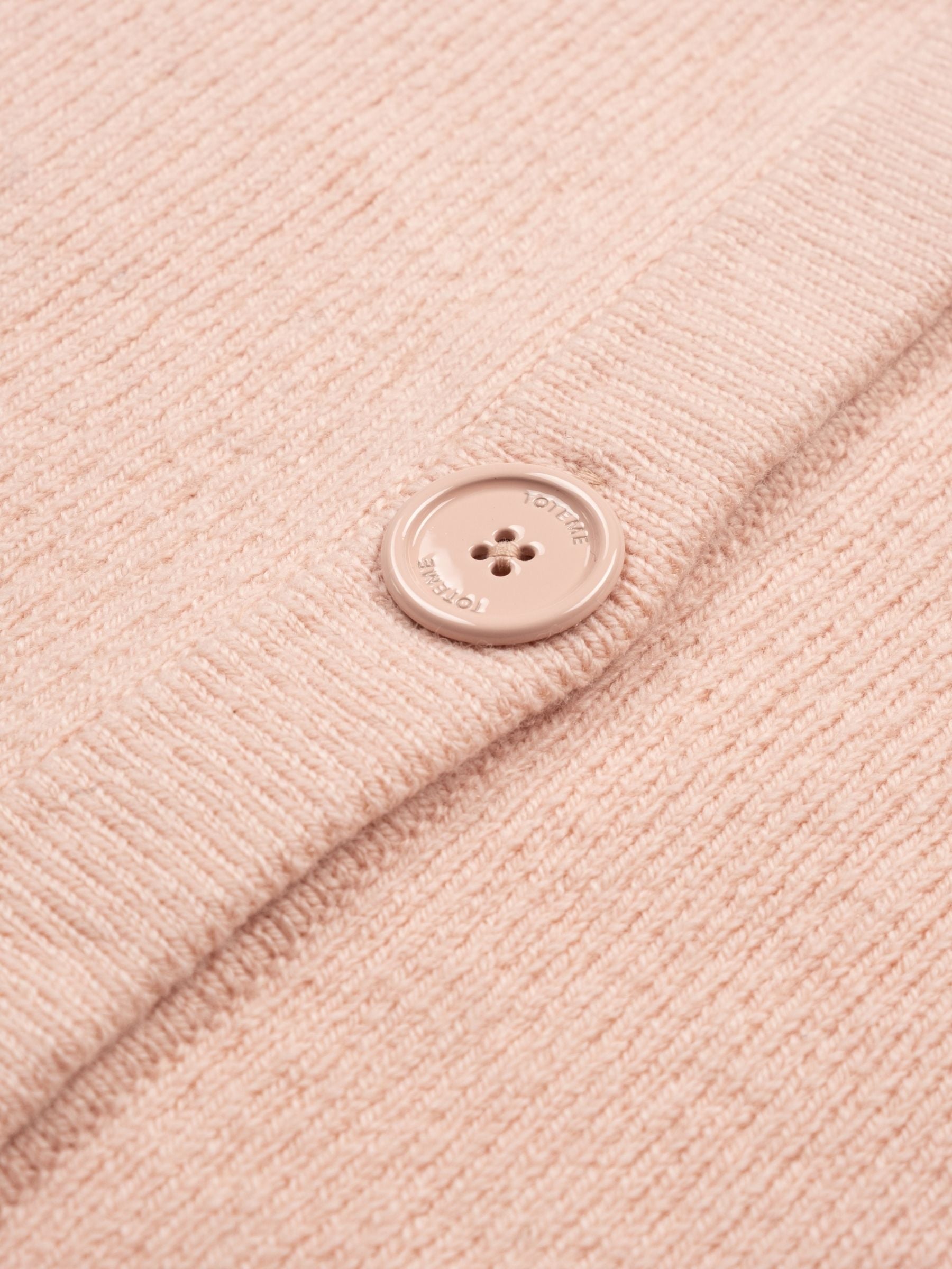 Toteme Cropped Oversized Cardigan Flamingo