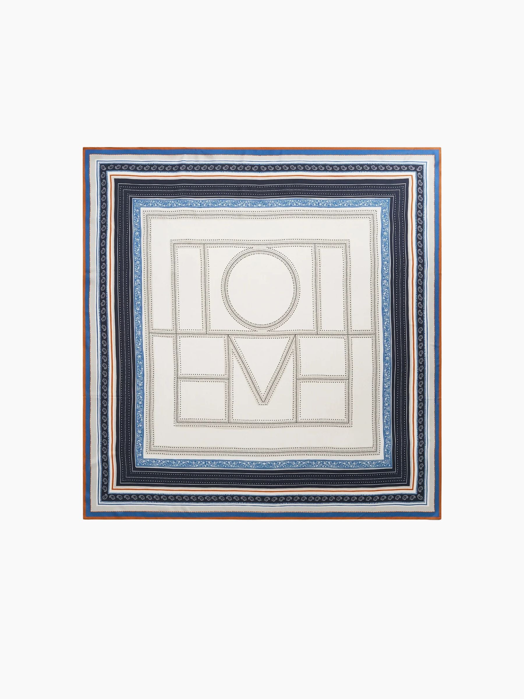 Toteme Collector Scarf Ecru Navy